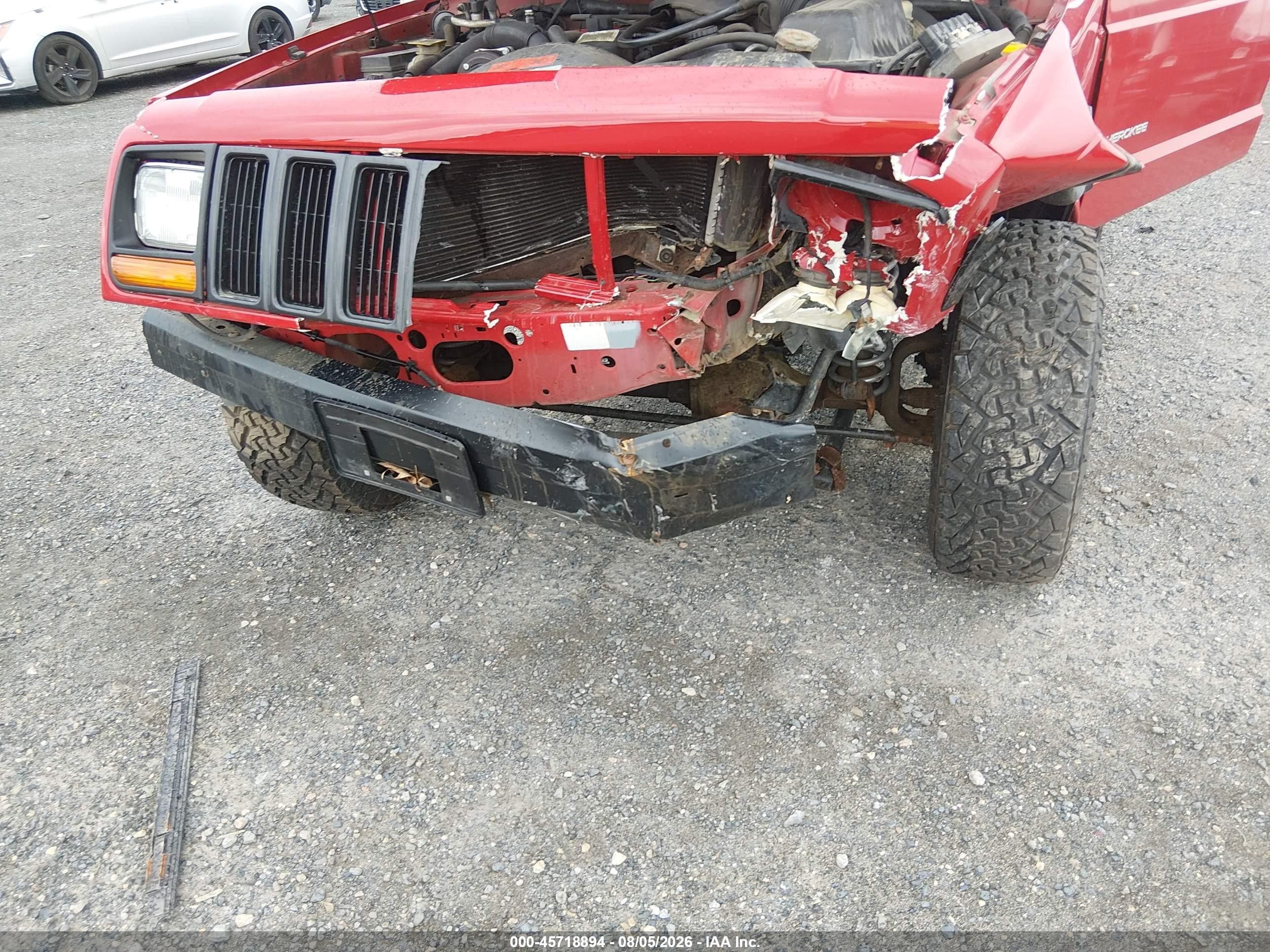 1999 Jeep Cherokee Se Красный vin: 1J4FF27P9XL552705