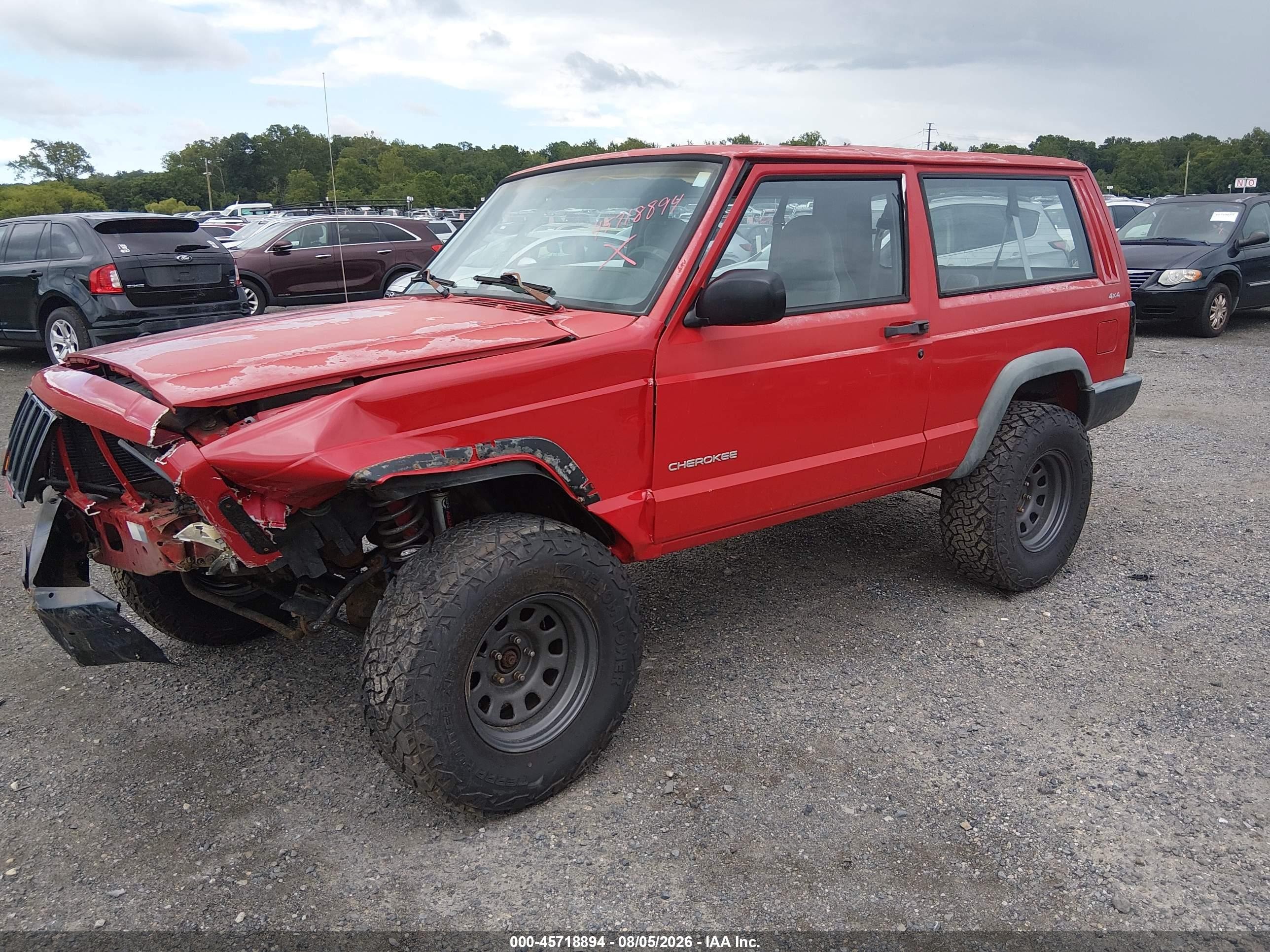1999 Jeep Cherokee Se Красный vin: 1J4FF27P9XL552705
