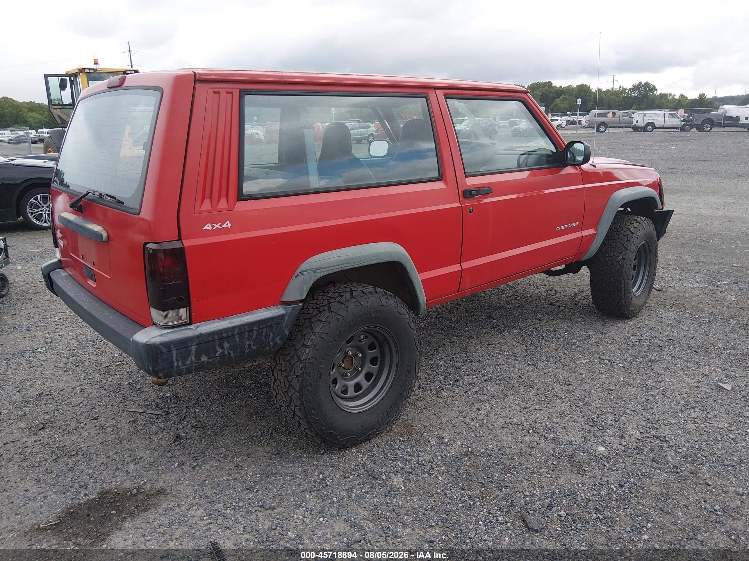 1999 Jeep Cherokee Se Красный vin: 1J4FF27P9XL552705
