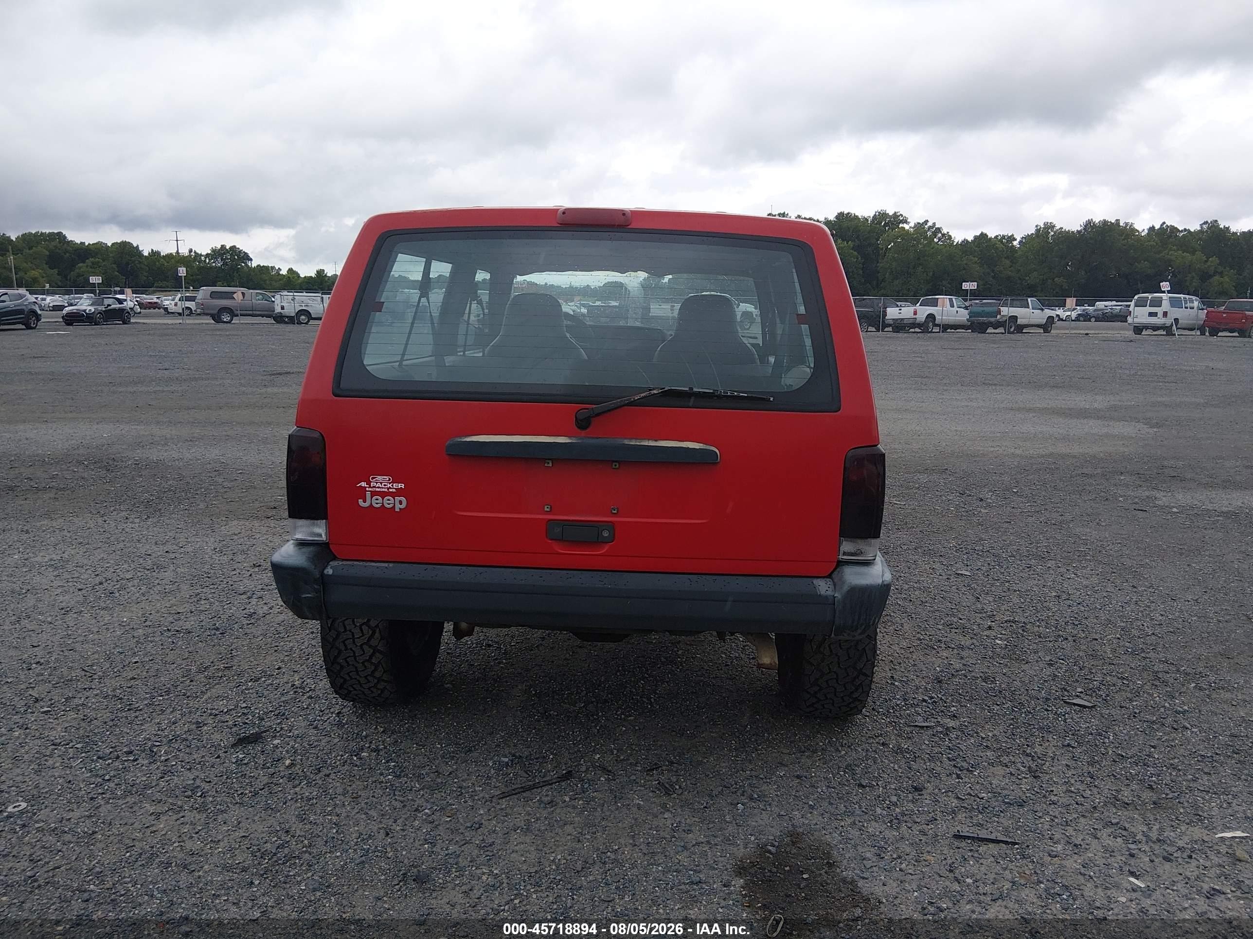 1999 Jeep Cherokee Se Красный vin: 1J4FF27P9XL552705