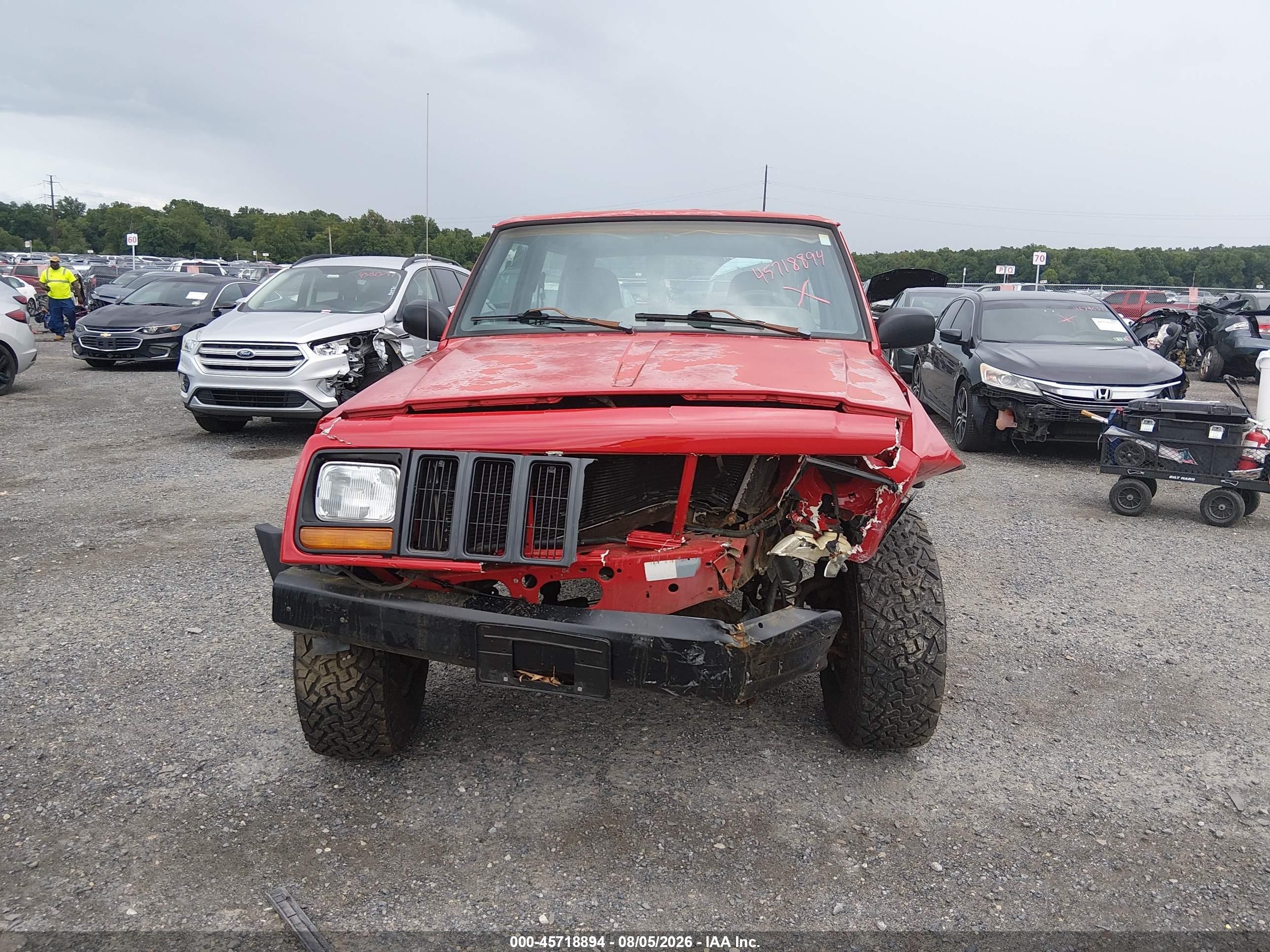 1999 Jeep Cherokee Se Красный vin: 1J4FF27P9XL552705