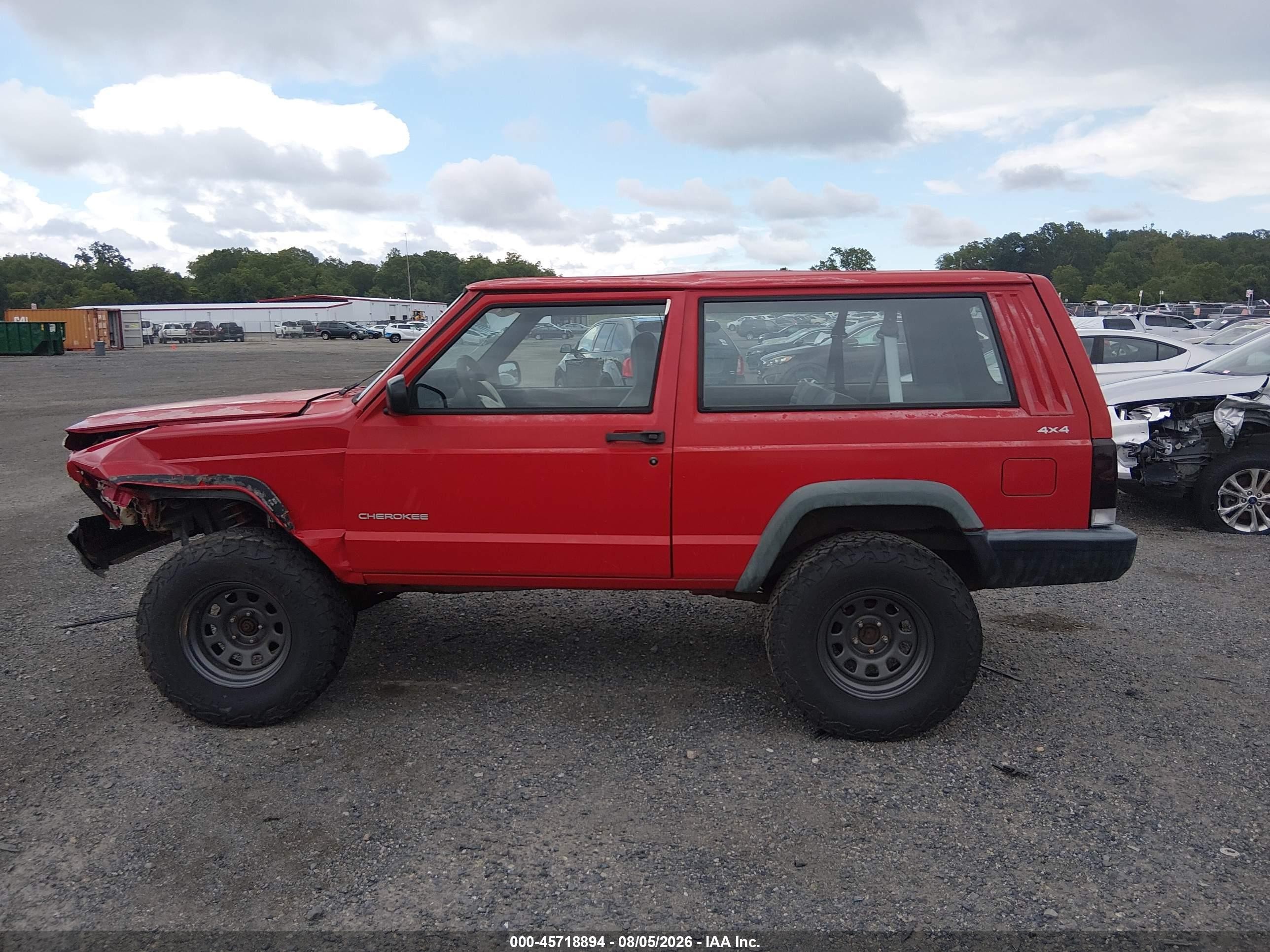 1999 Jeep Cherokee Se Красный vin: 1J4FF27P9XL552705