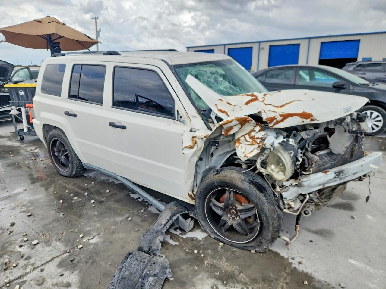 2009 Jeep Patriot Sport White vin: 1J4FF28B19D169535