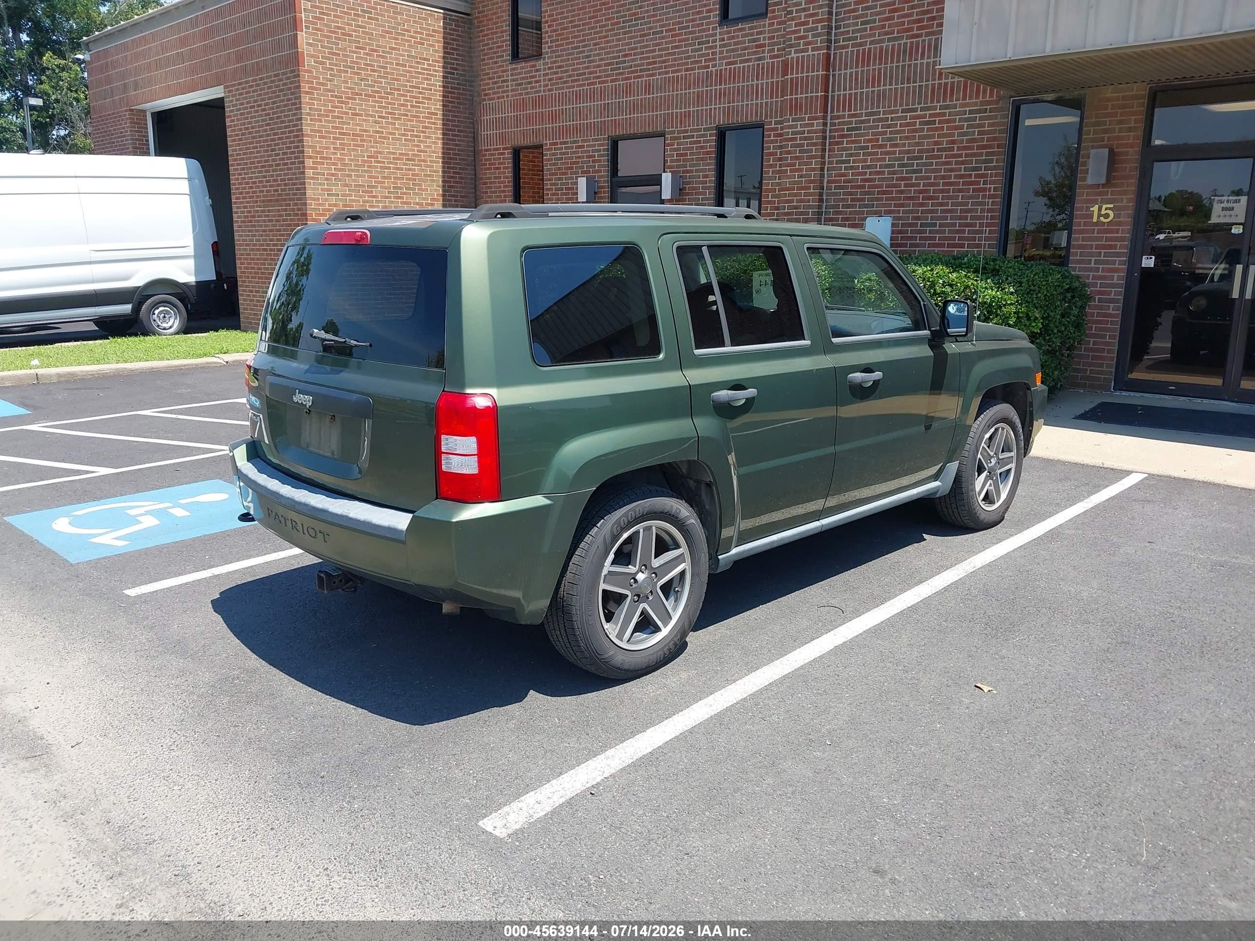 2009 Jeep Patriot Sport Green vin: 1J4FF28B19D250101