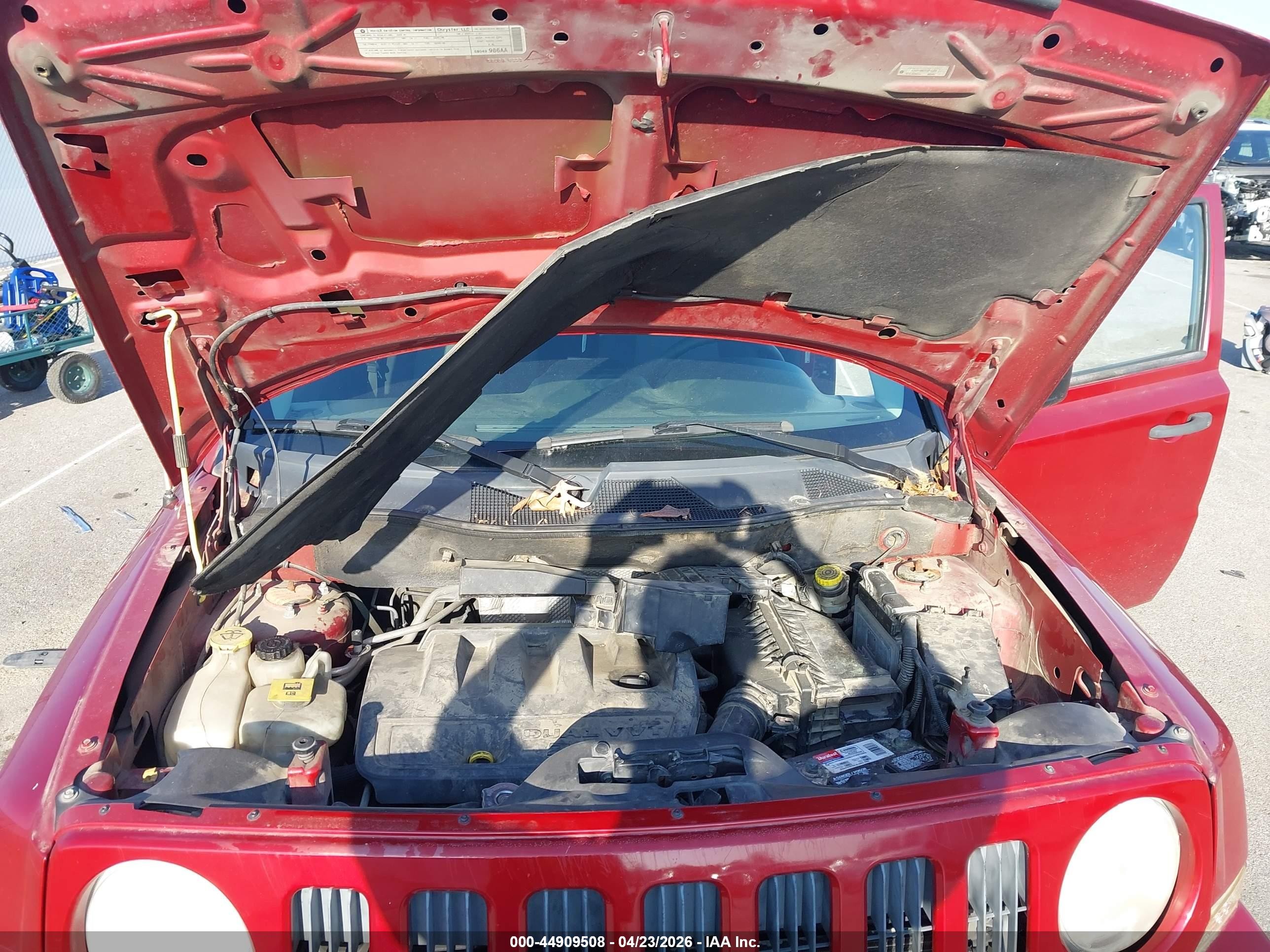 2009 Jeep Patriot Sport Red vin: 1J4FF28B39D218735
