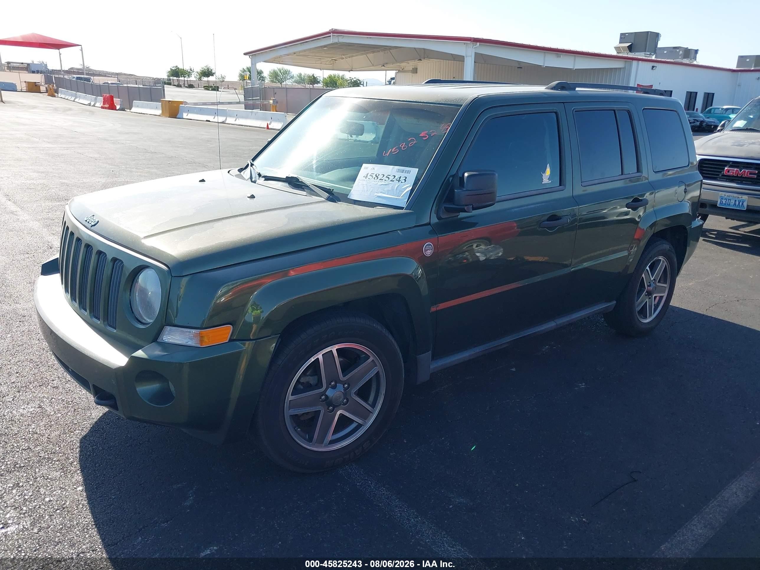 2009 Jeep Patriot Sport Green vin: 1J4FF28B49D176799