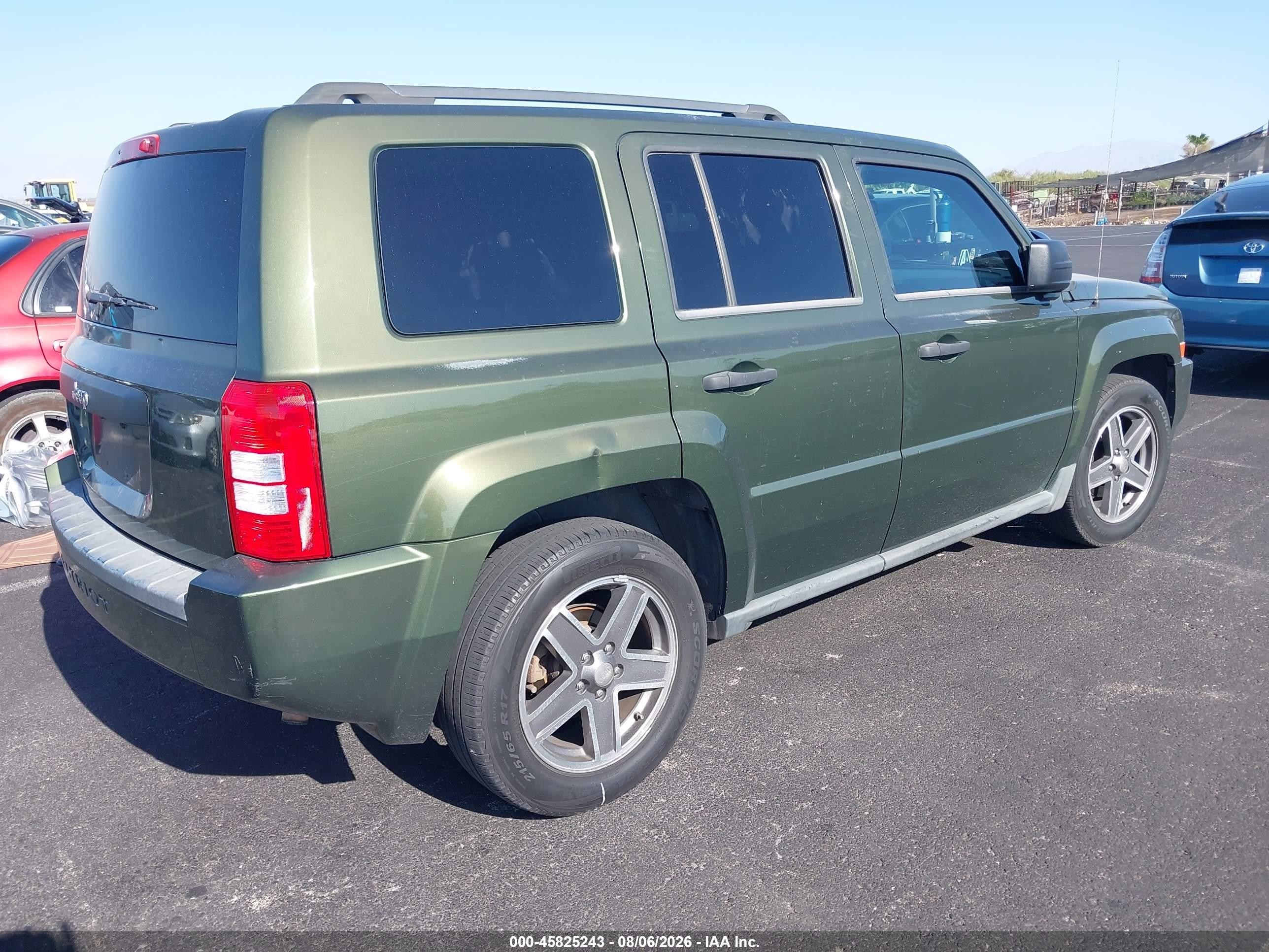 2009 Jeep Patriot Sport Green vin: 1J4FF28B49D176799