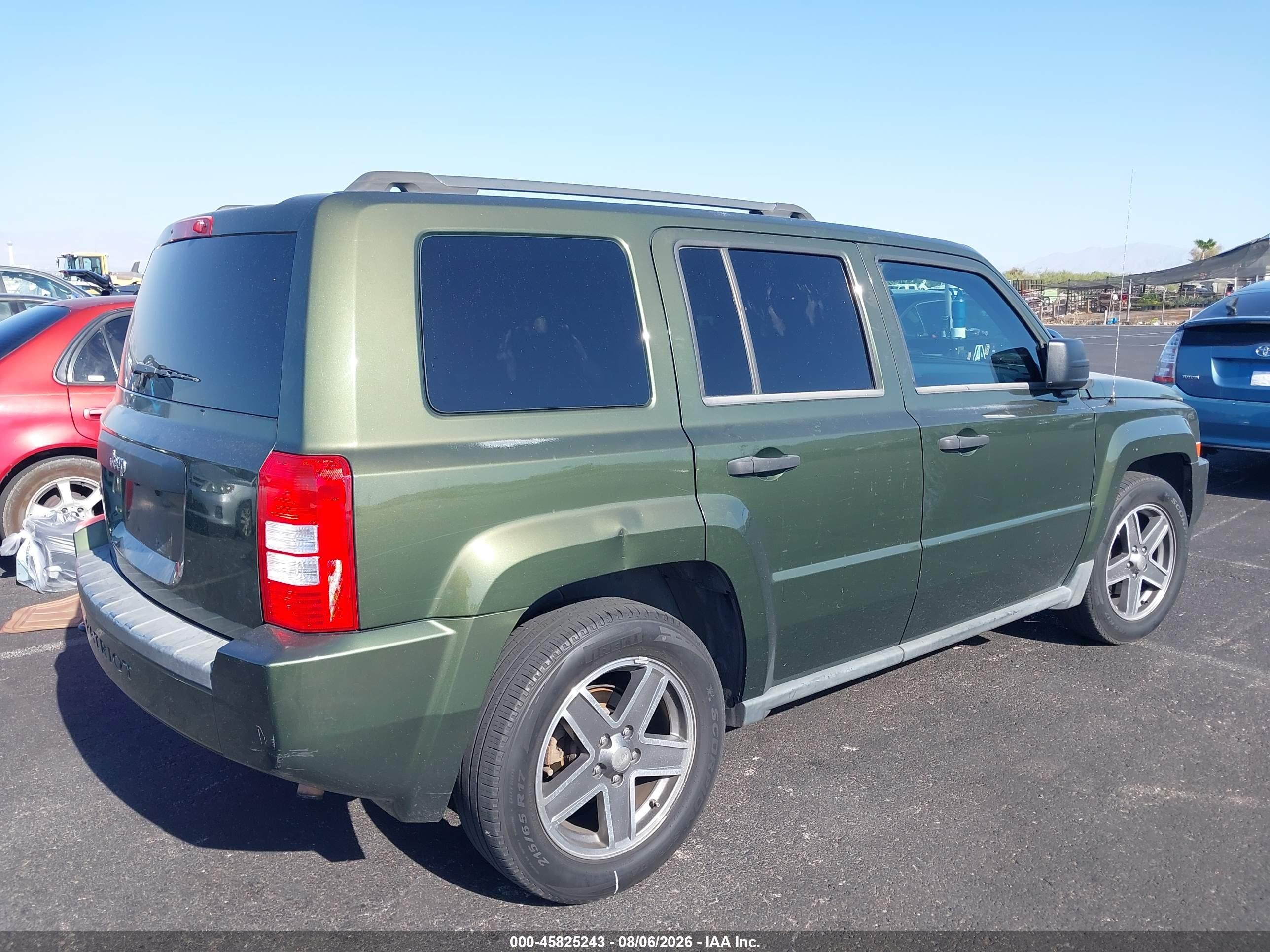 2009 Jeep Patriot Sport Green vin: 1J4FF28B49D176799