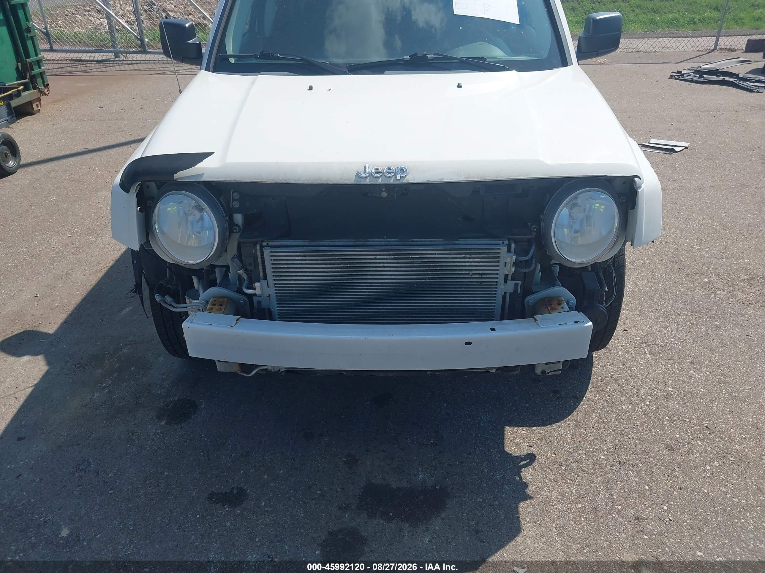 2009 Jeep Patriot Sport White vin: 1J4FF28B49D229260