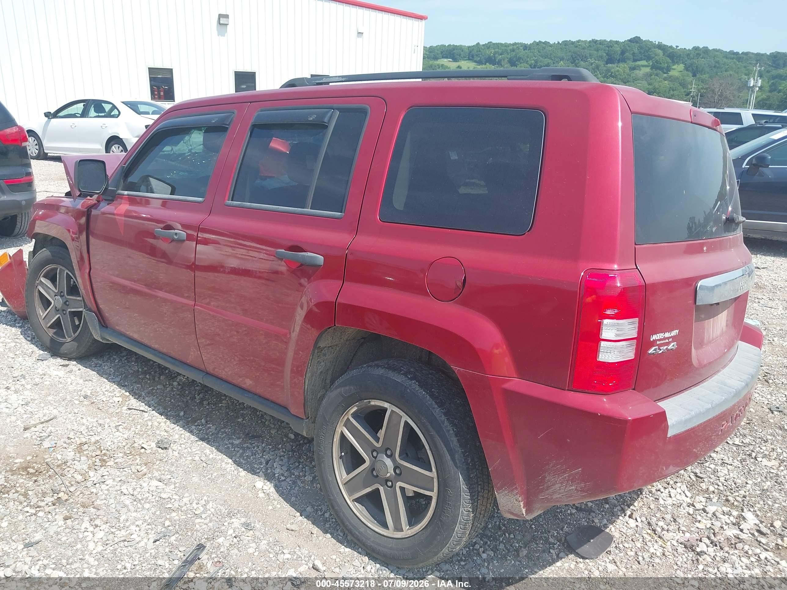 2009 Jeep Patriot Sport Red vin: 1J4FF28B59D120970