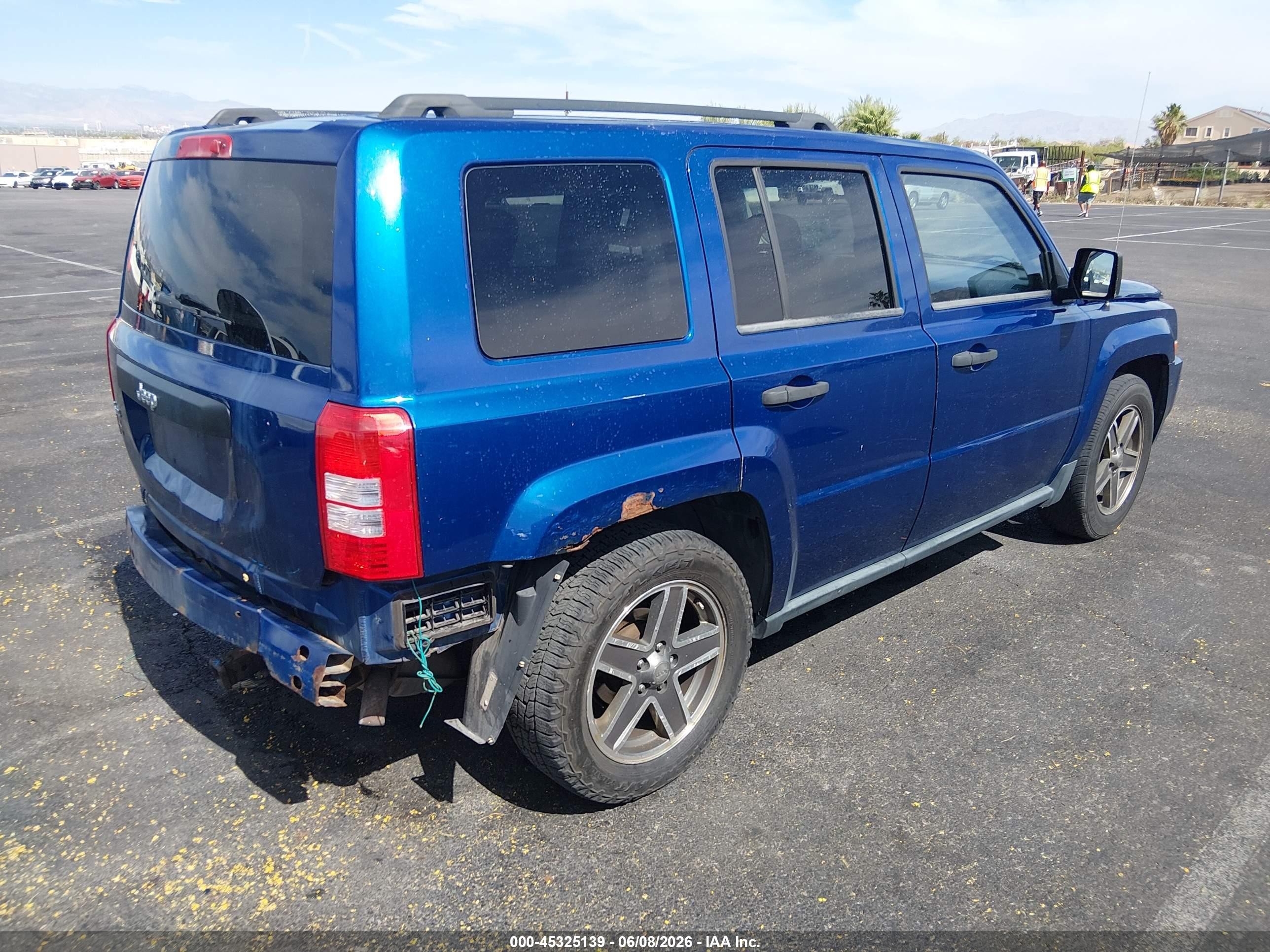 2009 Jeep Patriot Sport Синий vin: 1J4FF28B69D186203