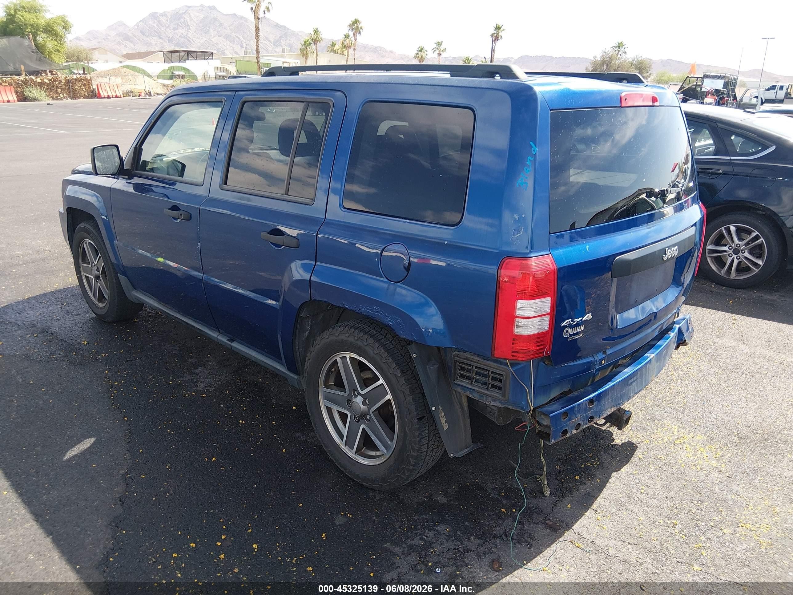 2009 Jeep Patriot Sport Синий vin: 1J4FF28B69D186203