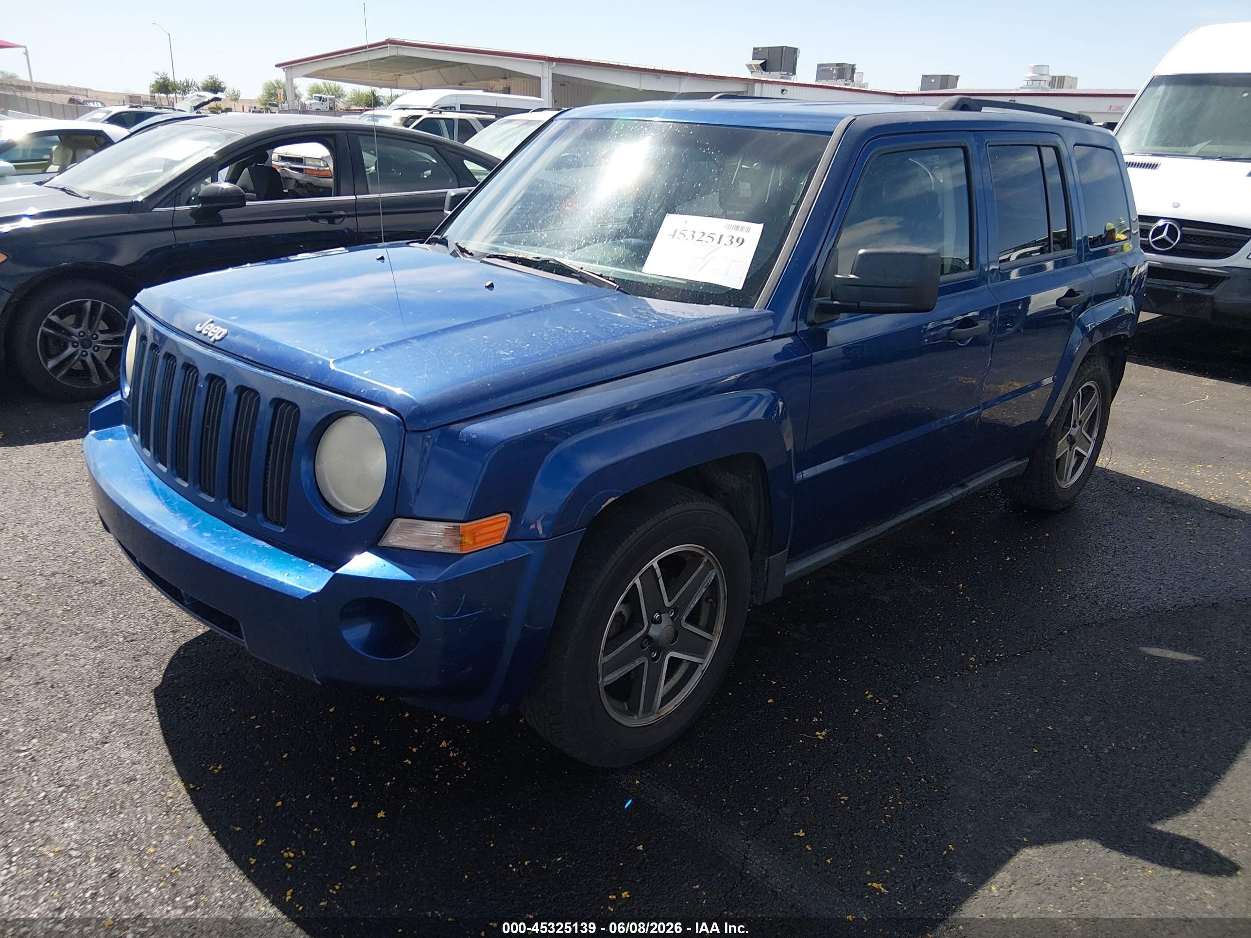 2009 Jeep Patriot Sport Синий vin: 1J4FF28B69D186203