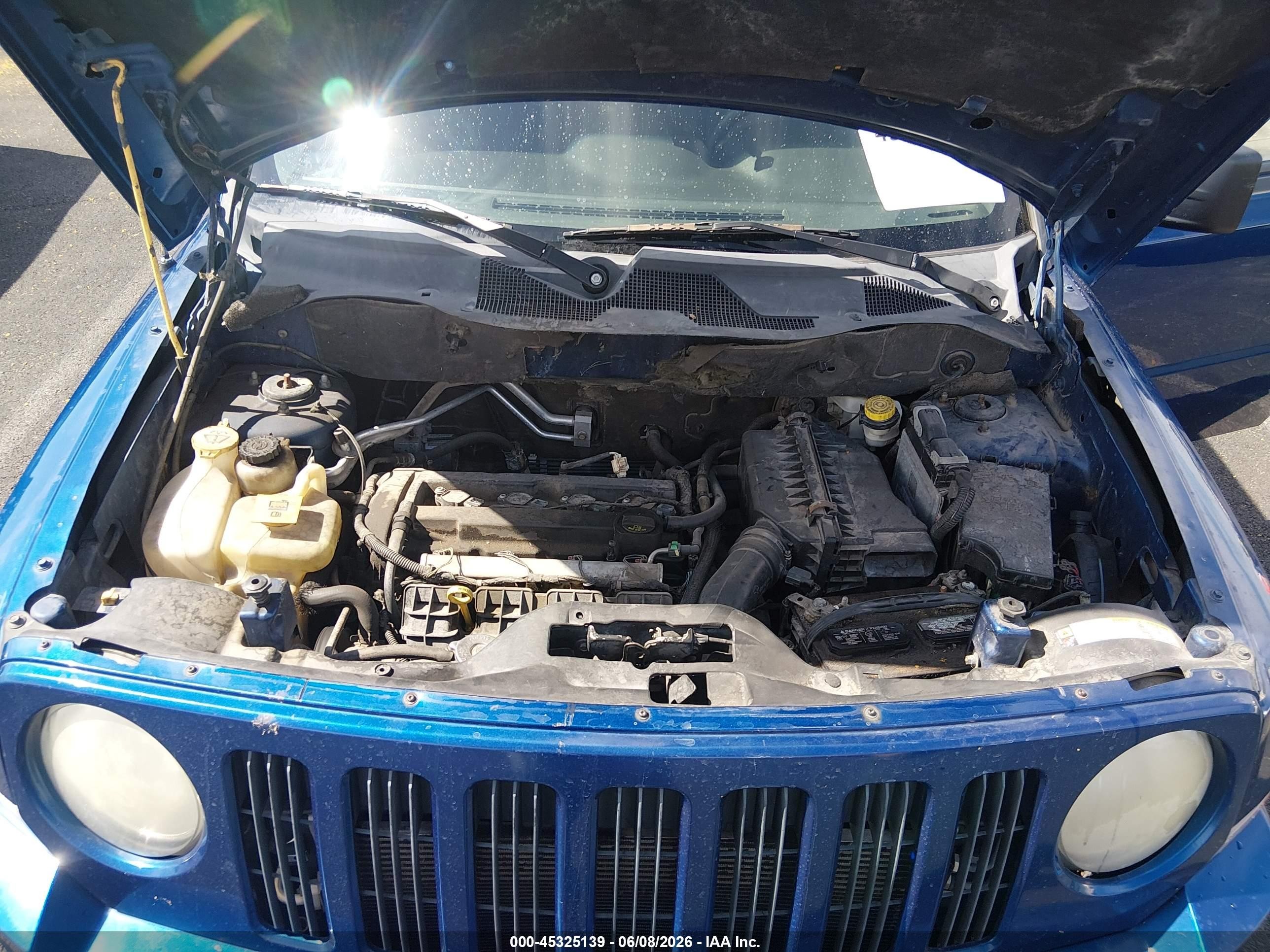 2009 Jeep Patriot Sport Синий vin: 1J4FF28B69D186203