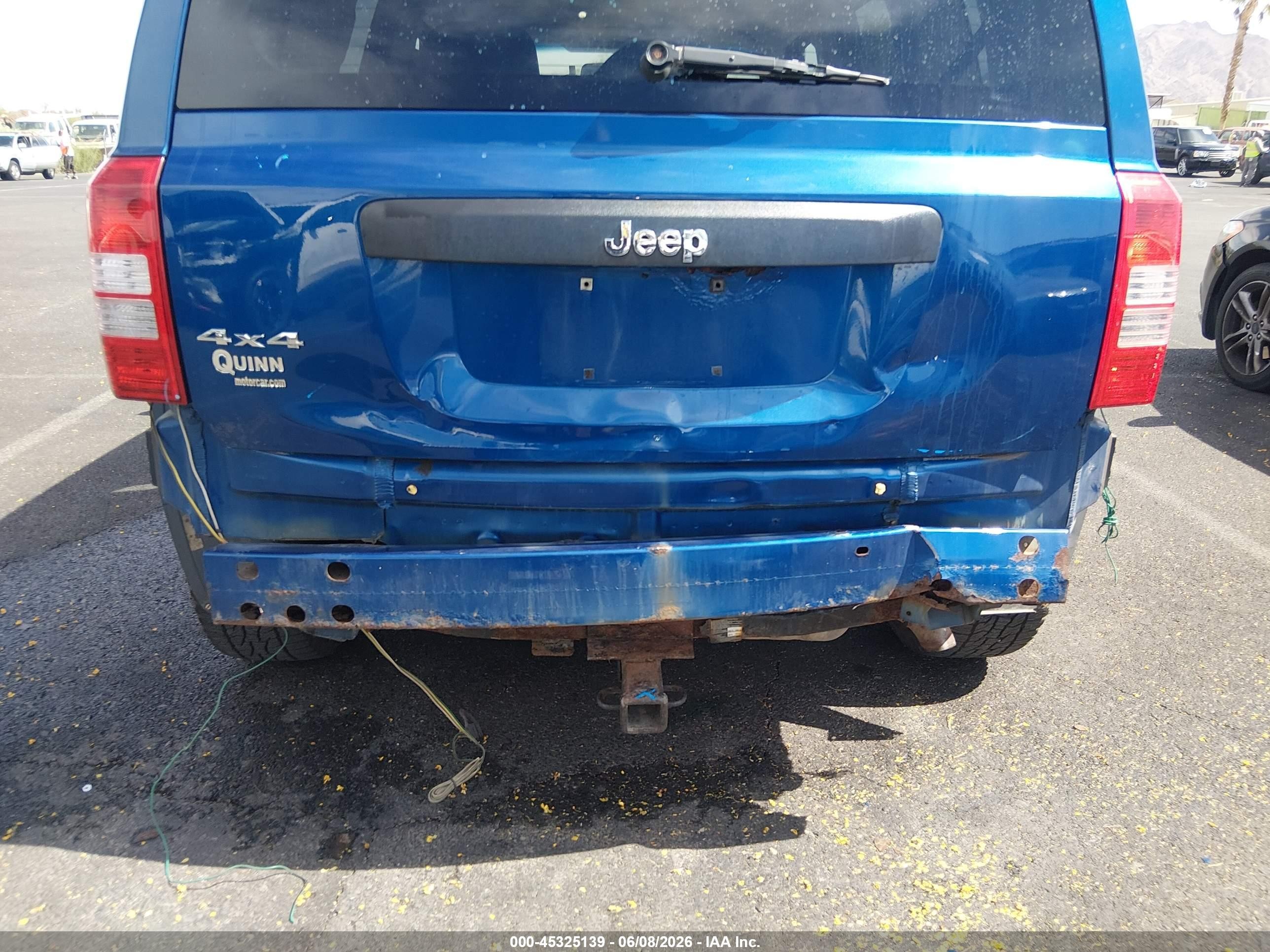2009 Jeep Patriot Sport Синий vin: 1J4FF28B69D186203