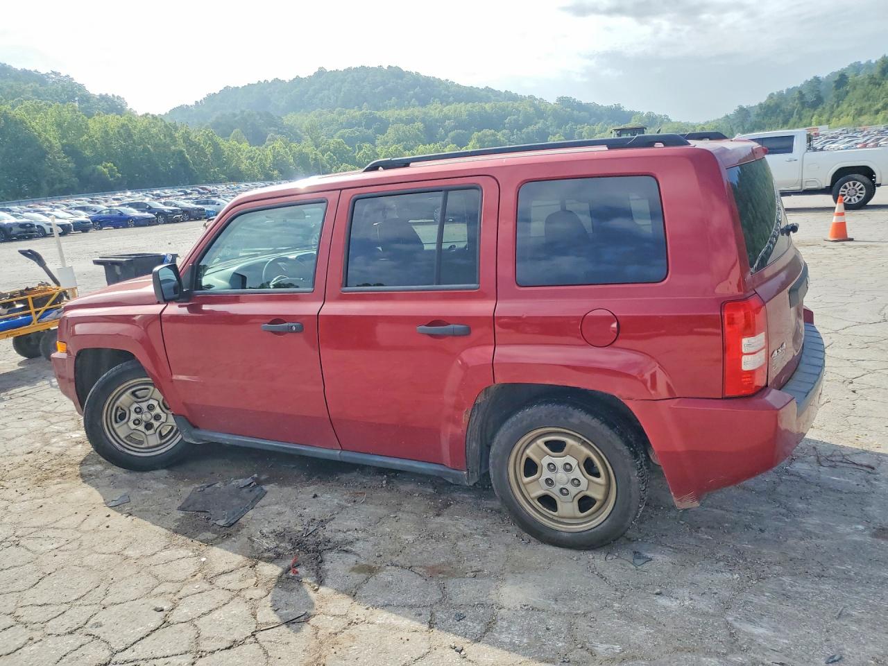 2009 Jeep Patriot Sport Maroon vin: 1J4FF28B79D176599