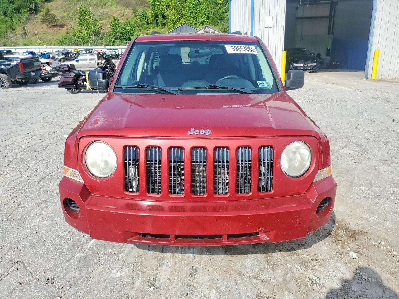 2009 Jeep Patriot Sport Maroon vin: 1J4FF28B79D176599