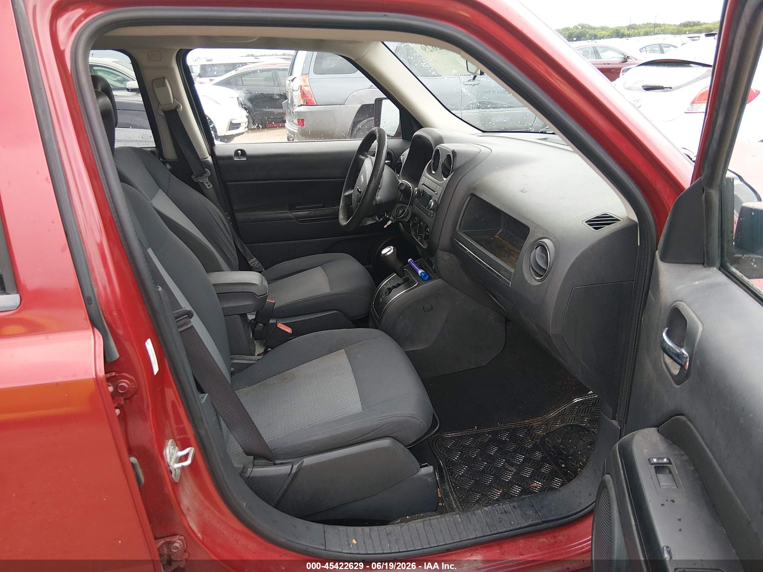 2009 Jeep Patriot Sport Red vin: 1J4FF28B89D102205
