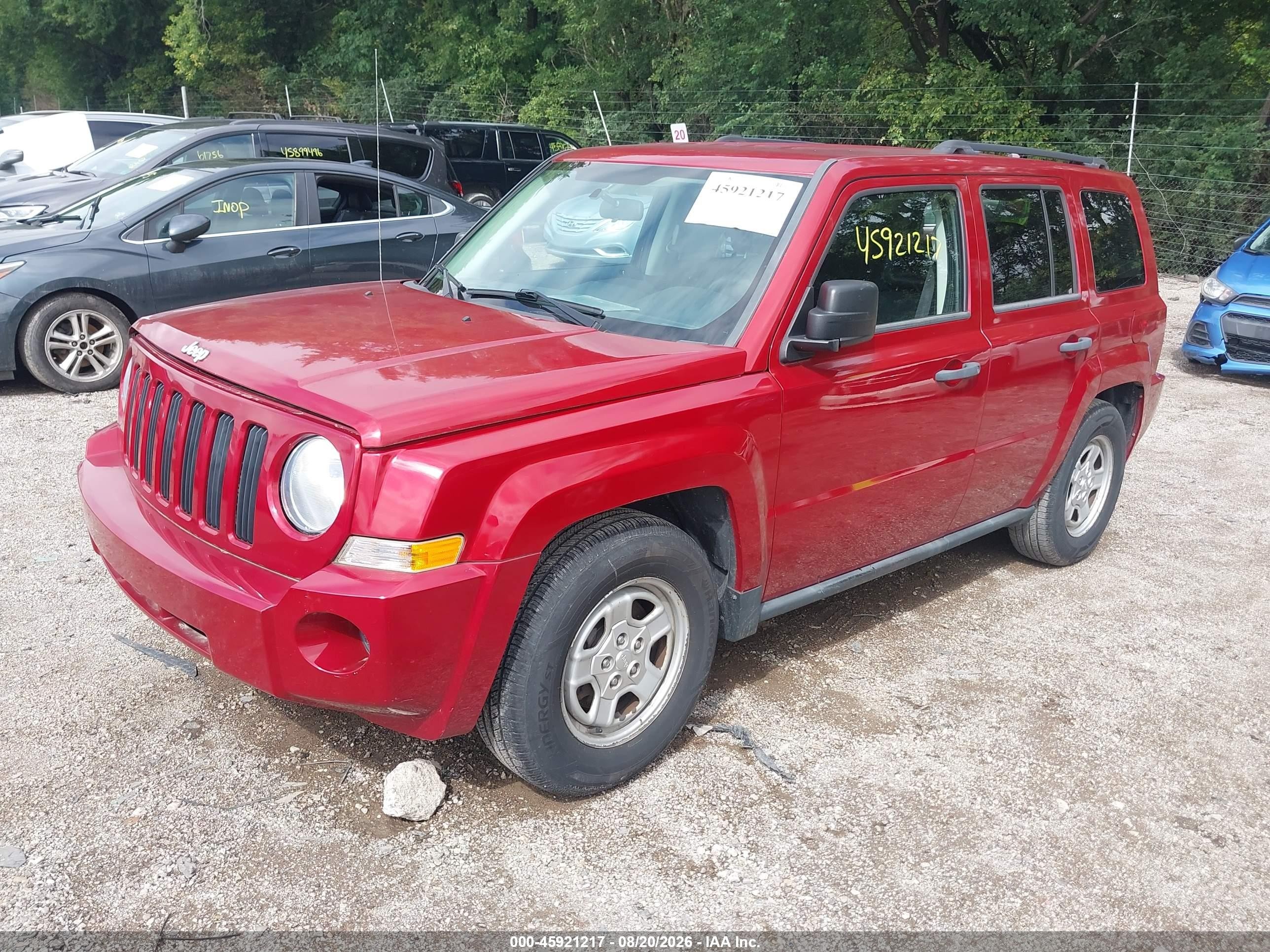 2009 Jeep Patriot Sport Purple vin: 1J4FF28B89D138170