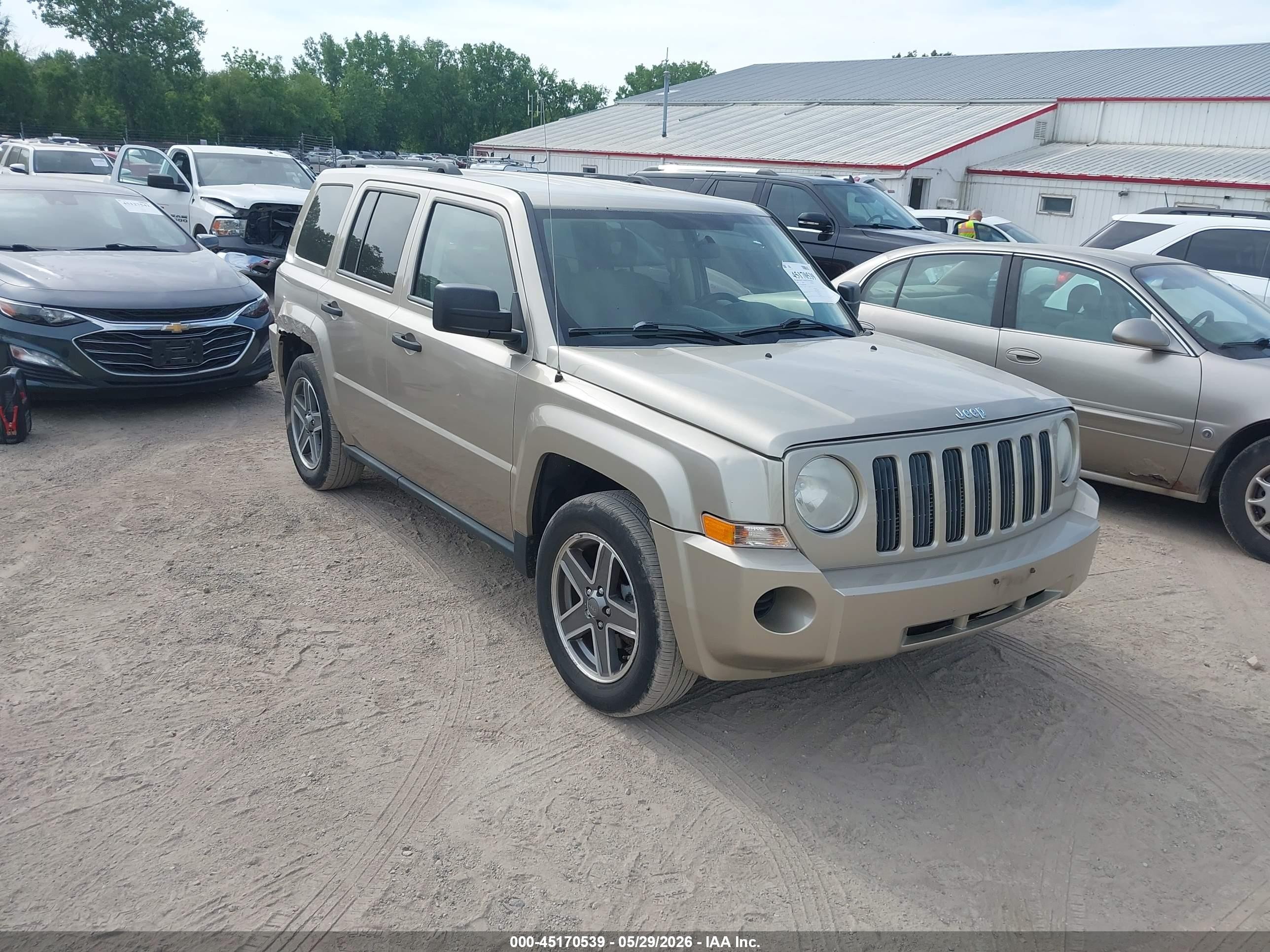 2009 Jeep Patriot Sport Gold vin: 1J4FF28B89D176949