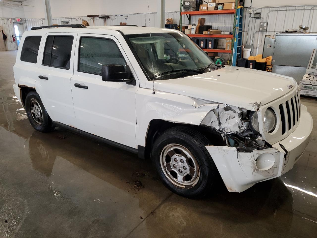 2009 Jeep Patriot Sport White vin: 1J4FF28B89D186848