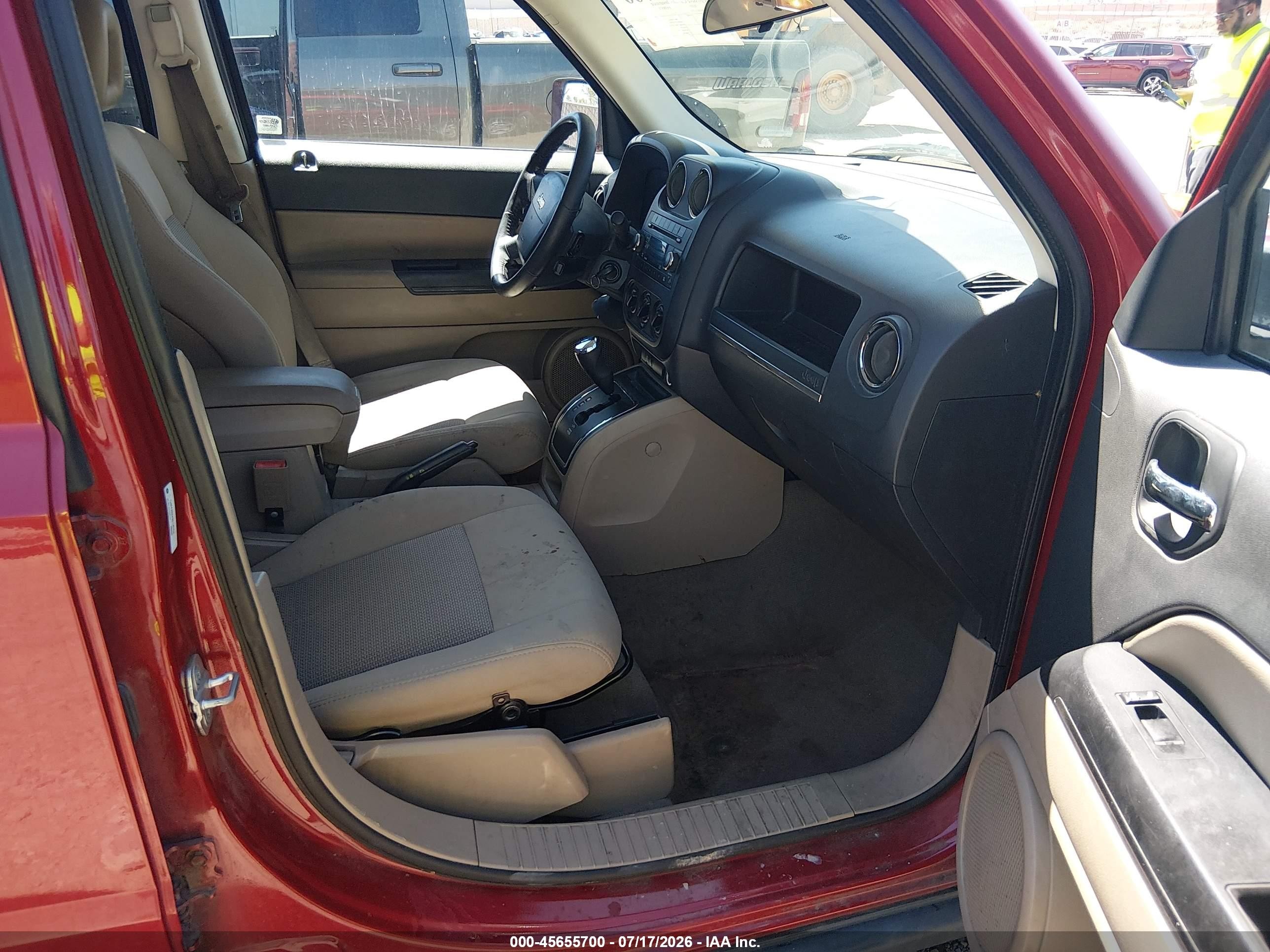 2009 Jeep Patriot Sport Red vin: 1J4FF28BX9D145752