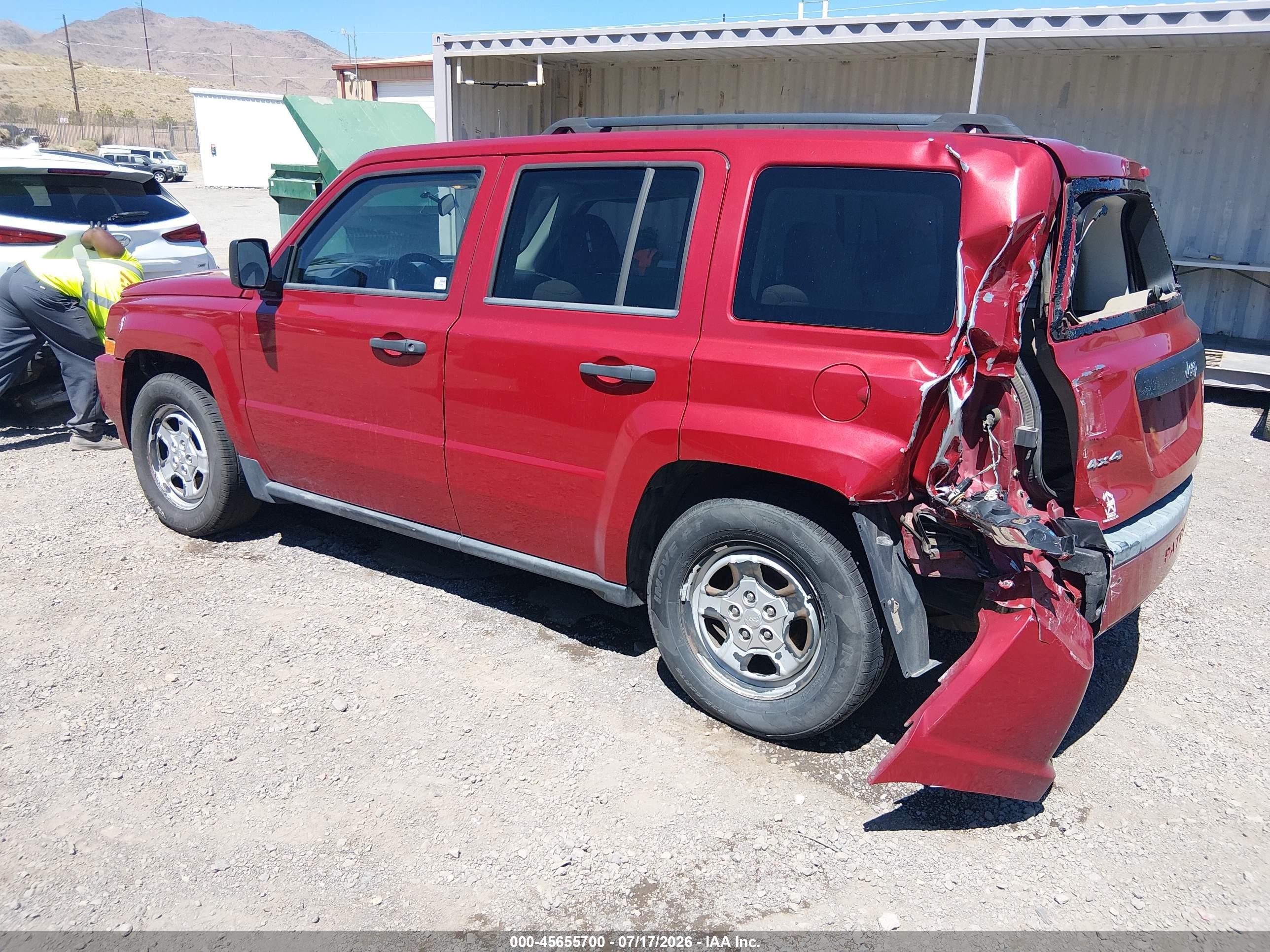 2009 Jeep Patriot Sport Red vin: 1J4FF28BX9D145752