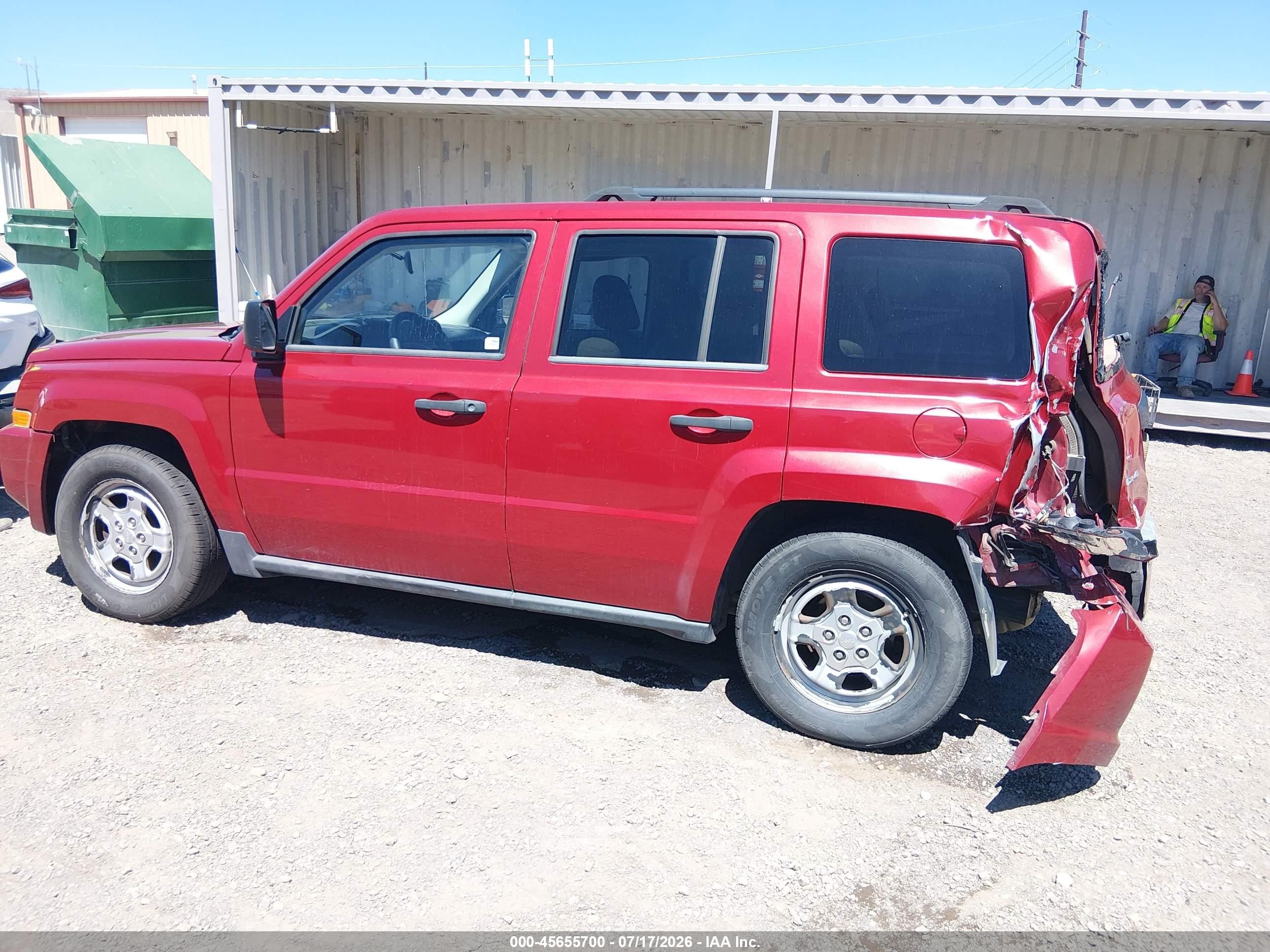 2009 Jeep Patriot Sport Red vin: 1J4FF28BX9D145752