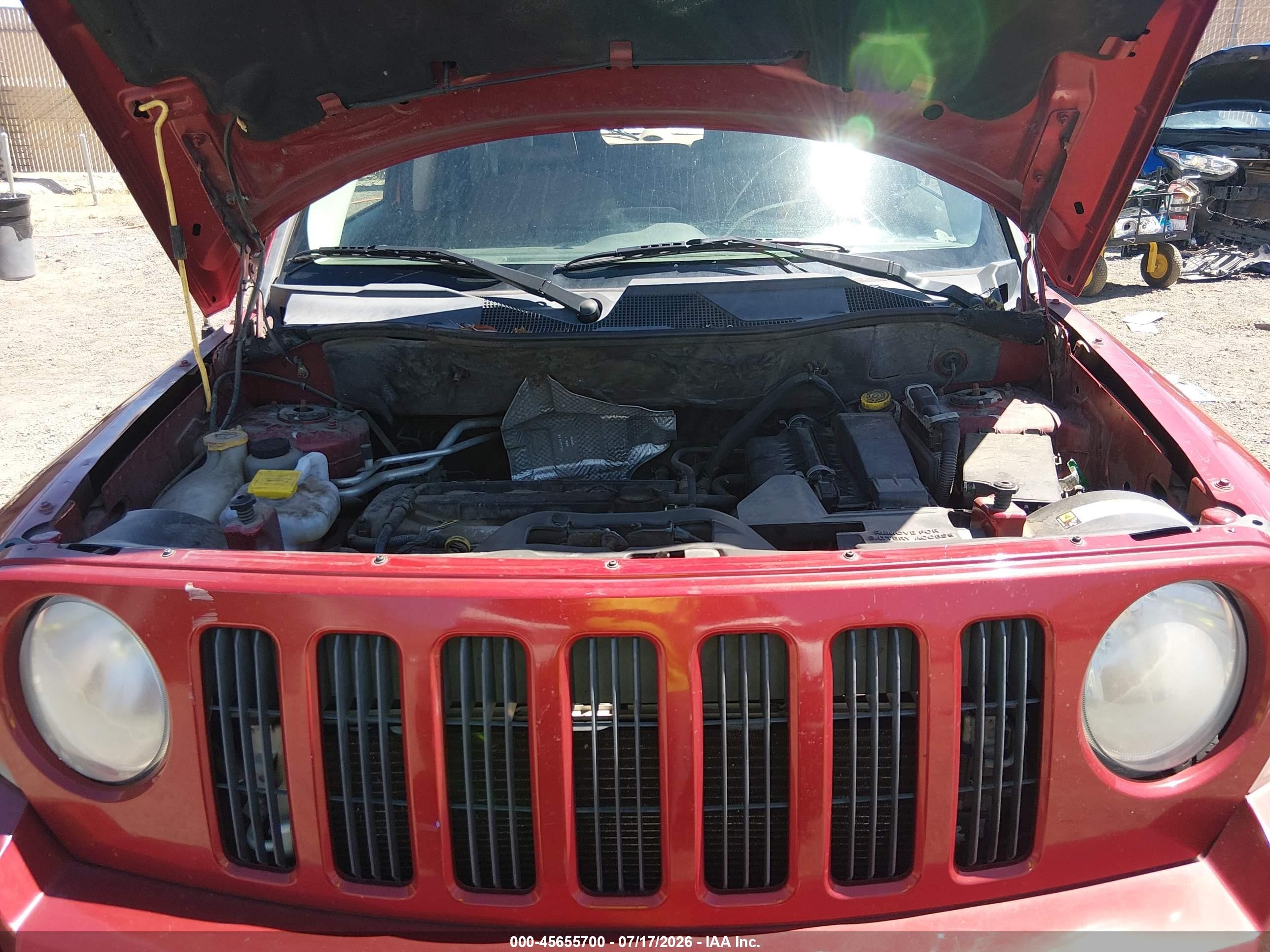 2009 Jeep Patriot Sport Red vin: 1J4FF28BX9D145752