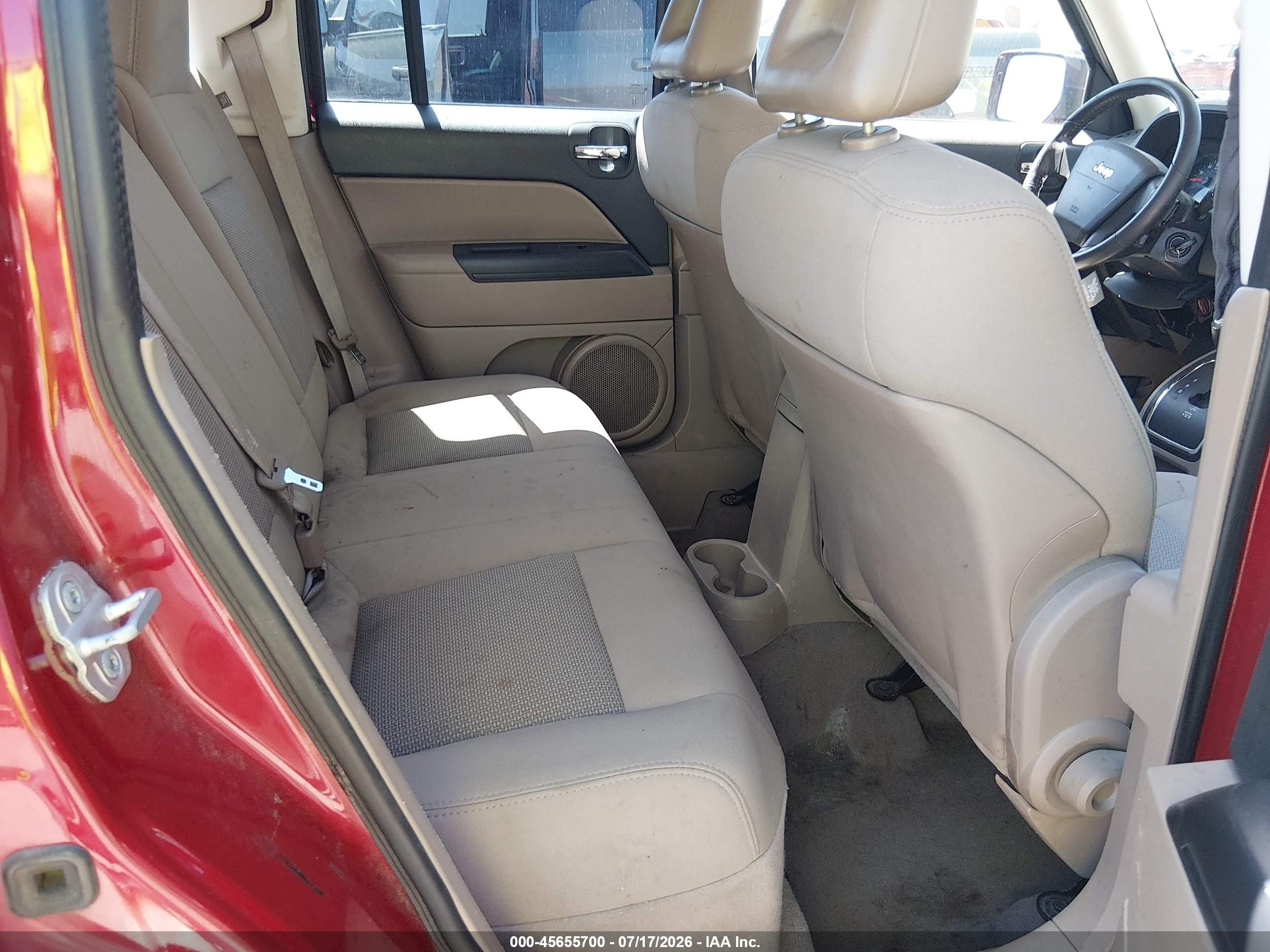 2009 Jeep Patriot Sport Red vin: 1J4FF28BX9D145752