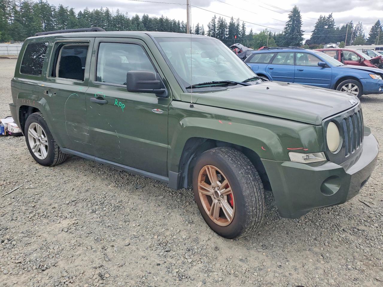 2009 Jeep Patriot Sport Green vin: 1J4FF28BX9D219879
