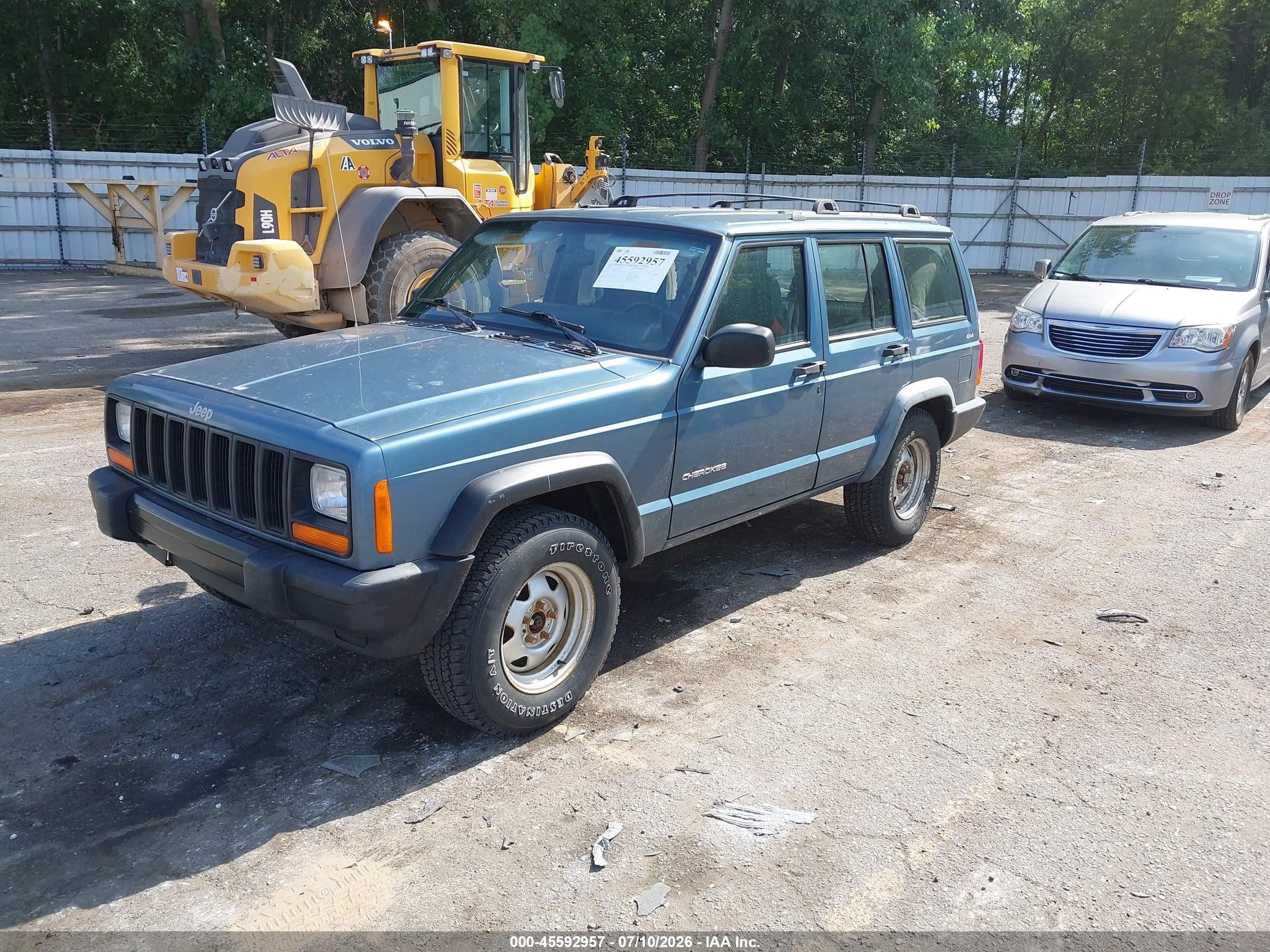 1999 Jeep Cherokee Se Blue vin: 1J4FF28S5XL523737