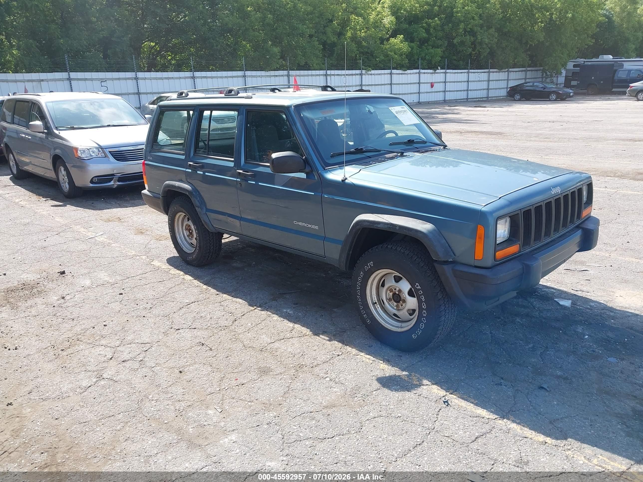 1999 Jeep Cherokee Se Blue vin: 1J4FF28S5XL523737