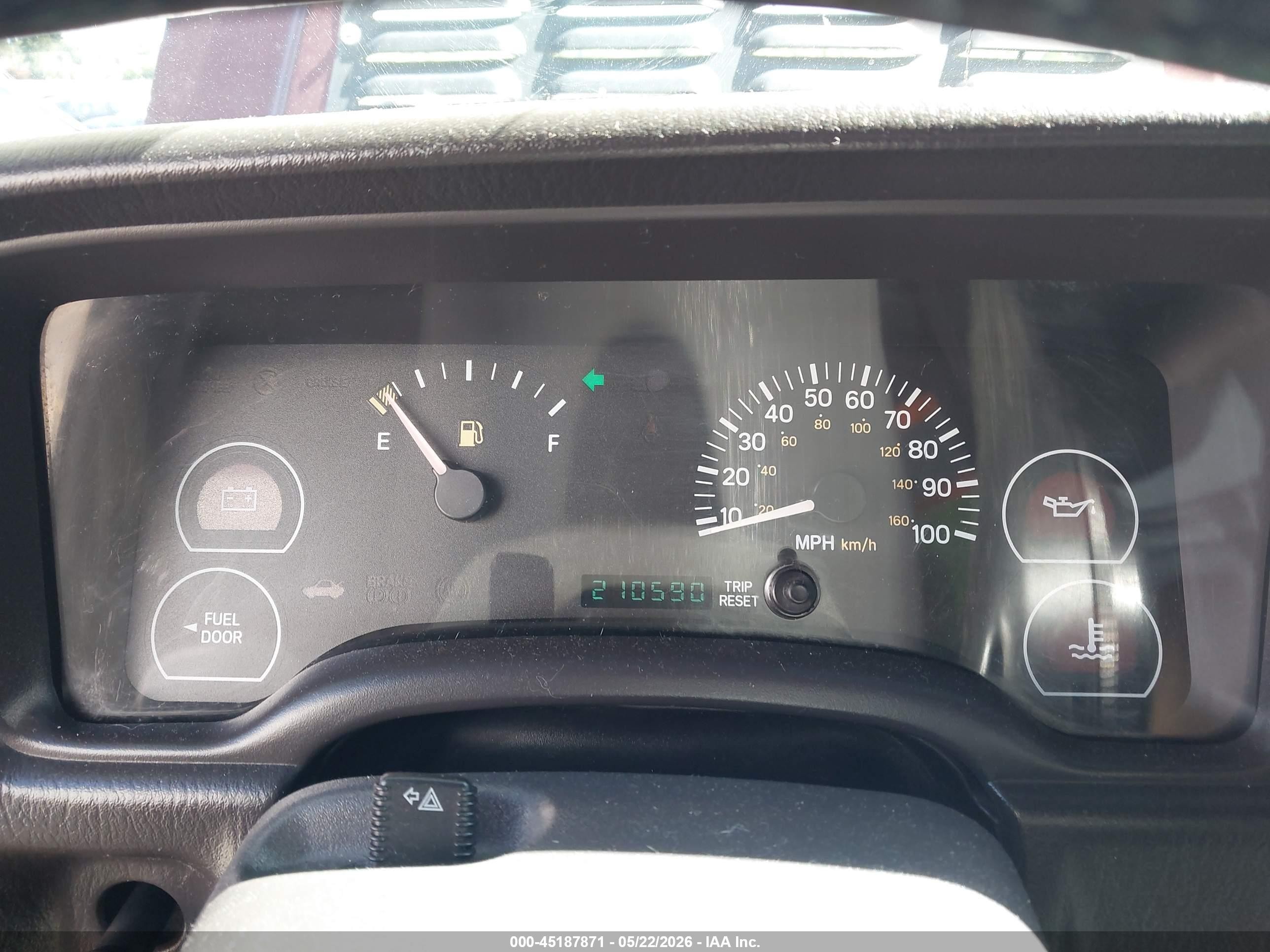 2000 Jeep Cherokee Se Maroon vin: 1J4FF28S5YL236416