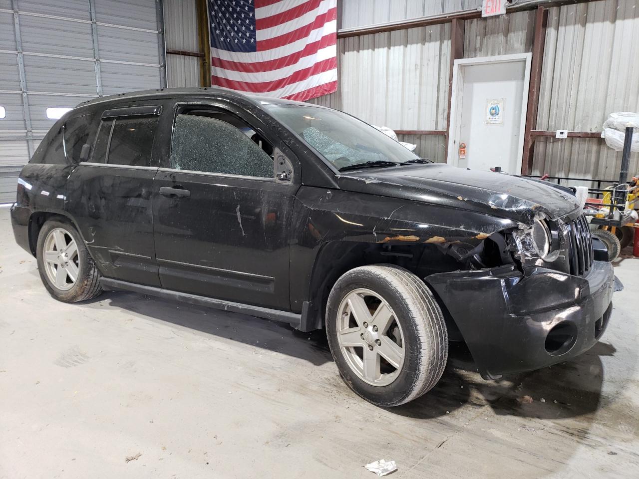 2009 Jeep Compass Sport Black vin: 1J4FF47B09D176750