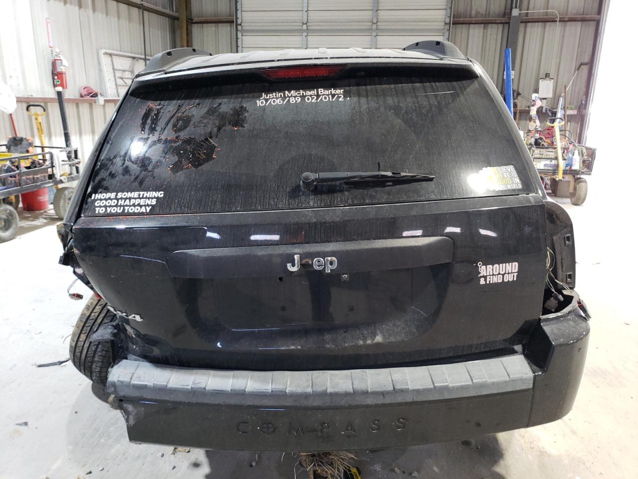 2009 Jeep Compass Sport Black vin: 1J4FF47B09D176750