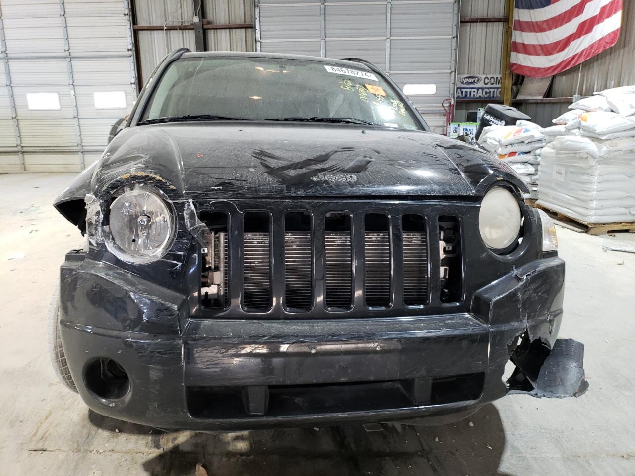 2009 Jeep Compass Sport Black vin: 1J4FF47B09D176750