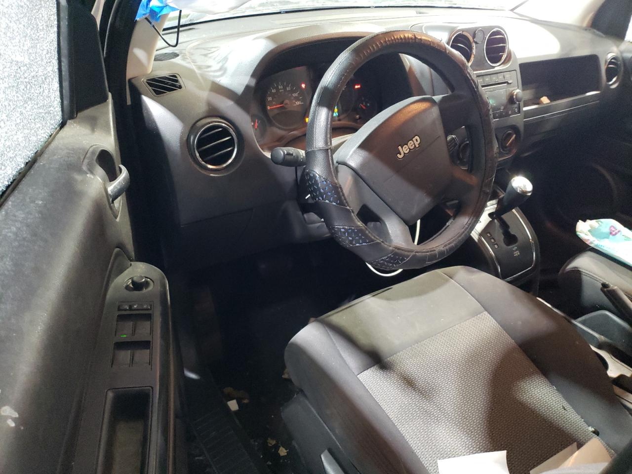 2009 Jeep Compass Sport Black vin: 1J4FF47B09D176750