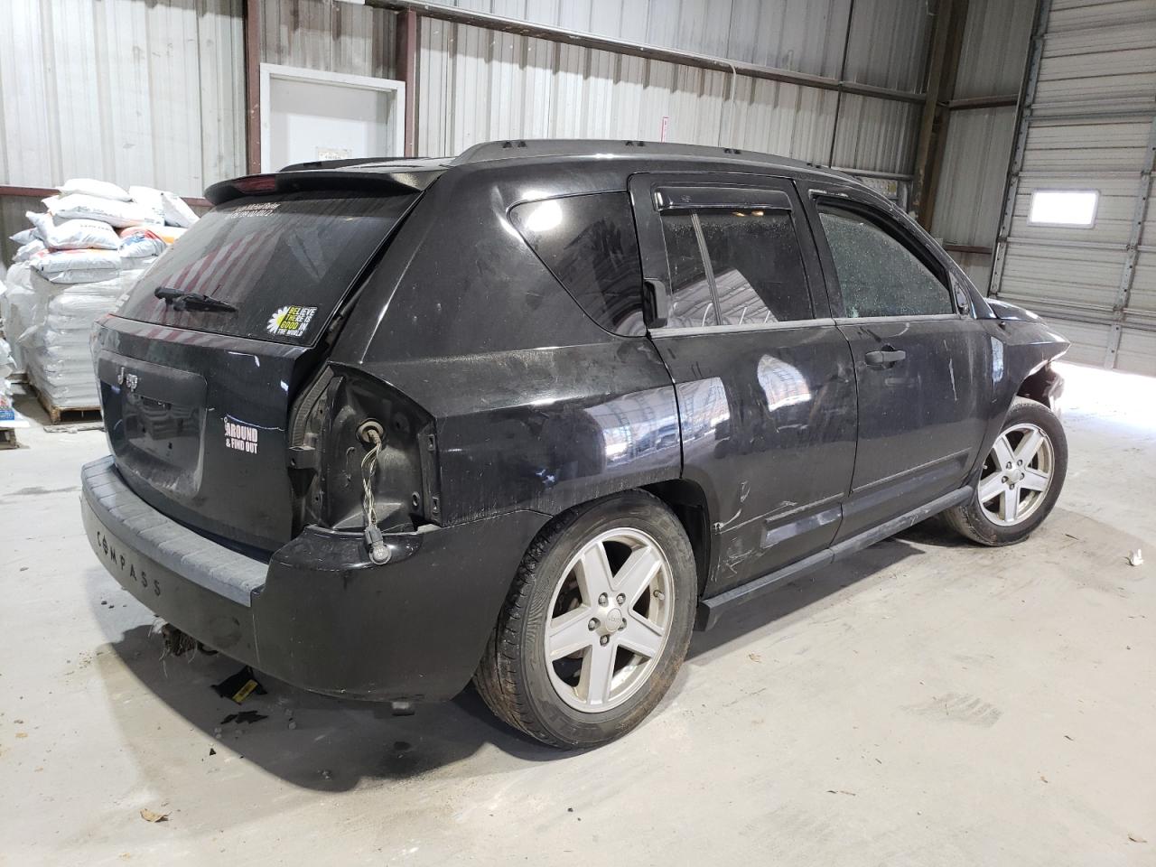 2009 Jeep Compass Sport Black vin: 1J4FF47B09D176750