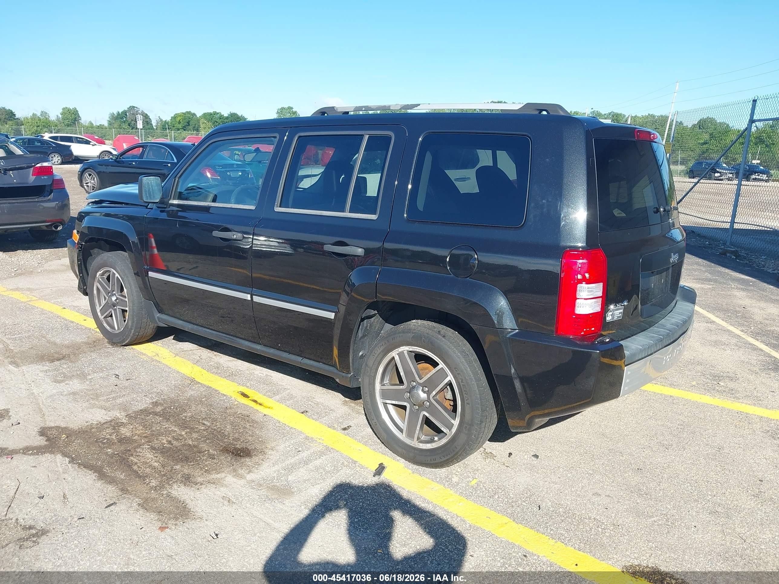 2009 Jeep Patriot Limited Black vin: 1J4FF48B79D221214