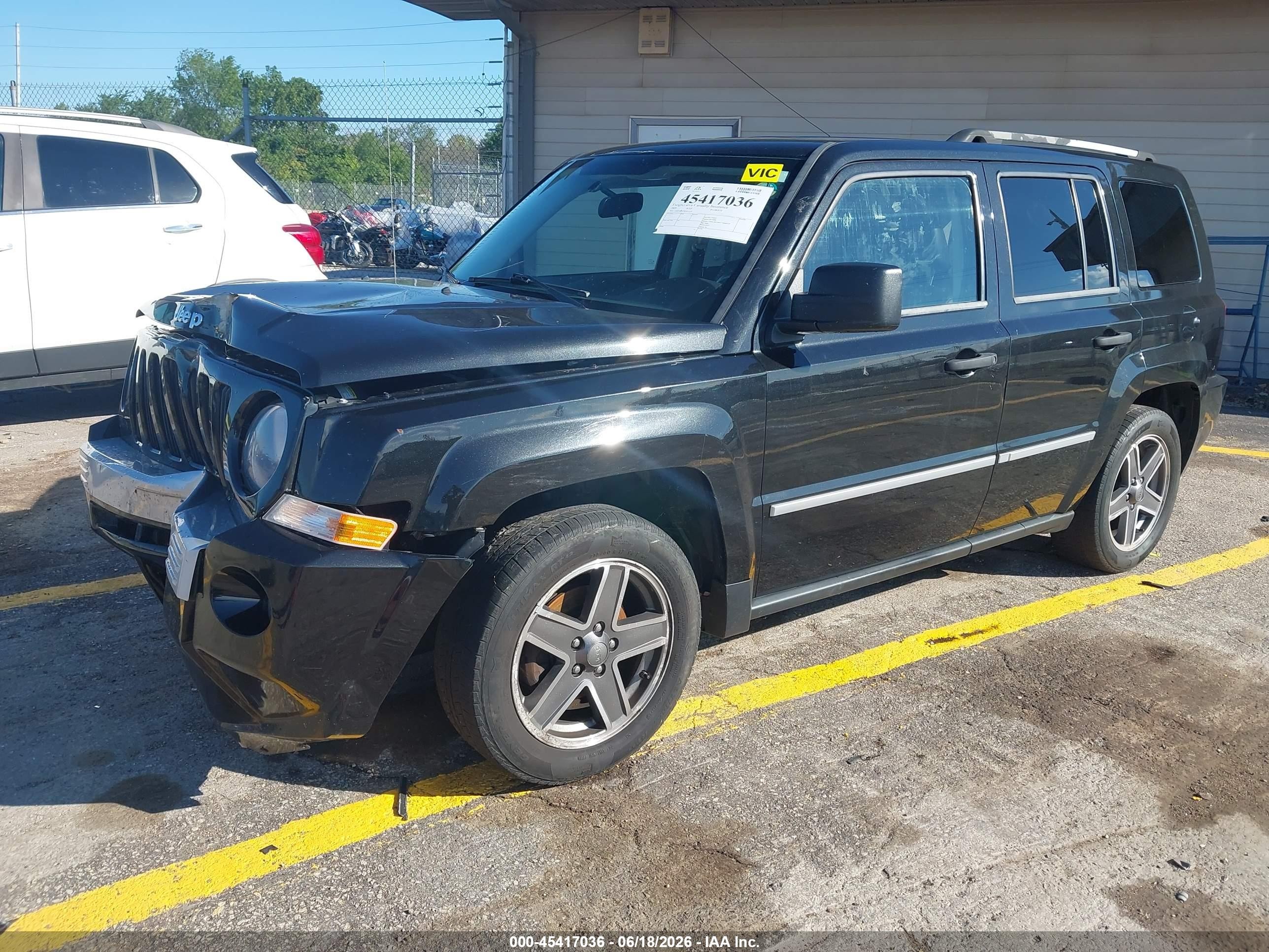 2009 Jeep Patriot Limited Black vin: 1J4FF48B79D221214