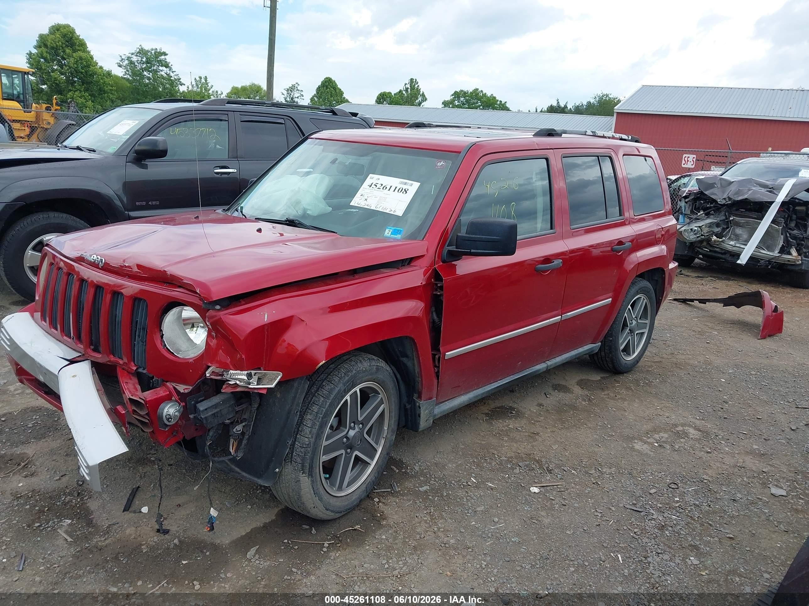 2009 Jeep Patriot Limited Red vin: 1J4FF48BX9D201362