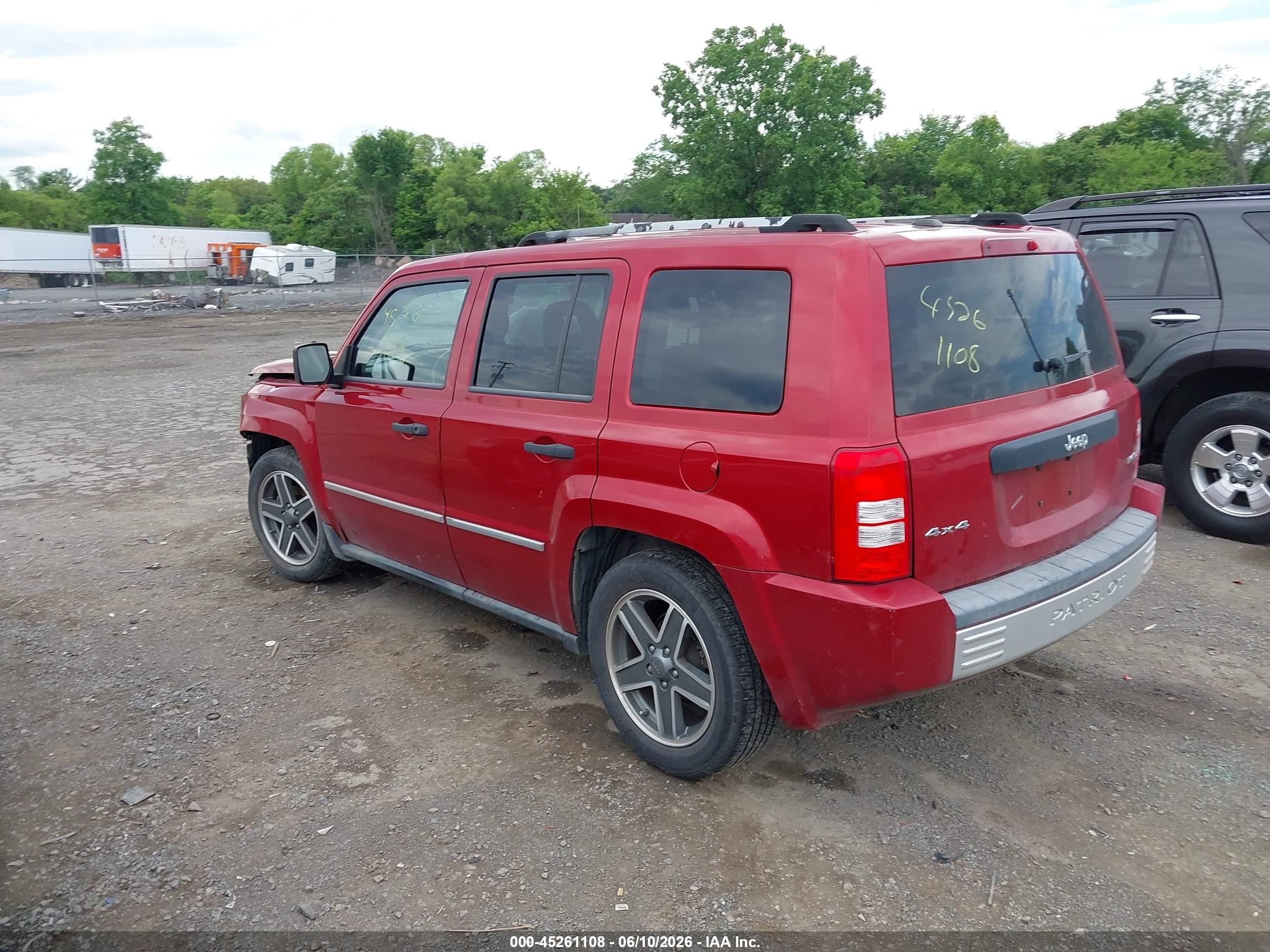 2009 Jeep Patriot Limited Red vin: 1J4FF48BX9D201362