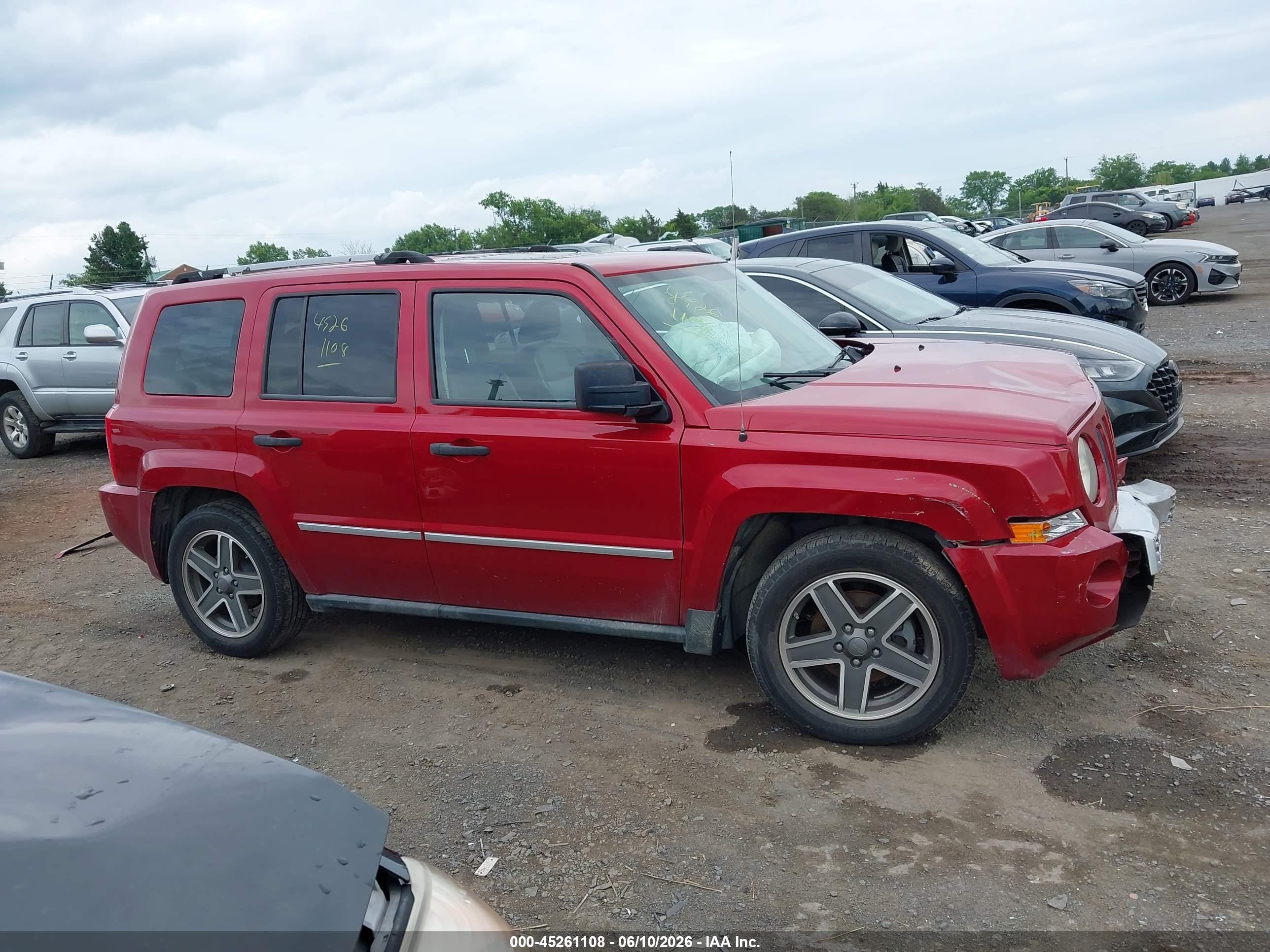 2009 Jeep Patriot Limited Red vin: 1J4FF48BX9D201362
