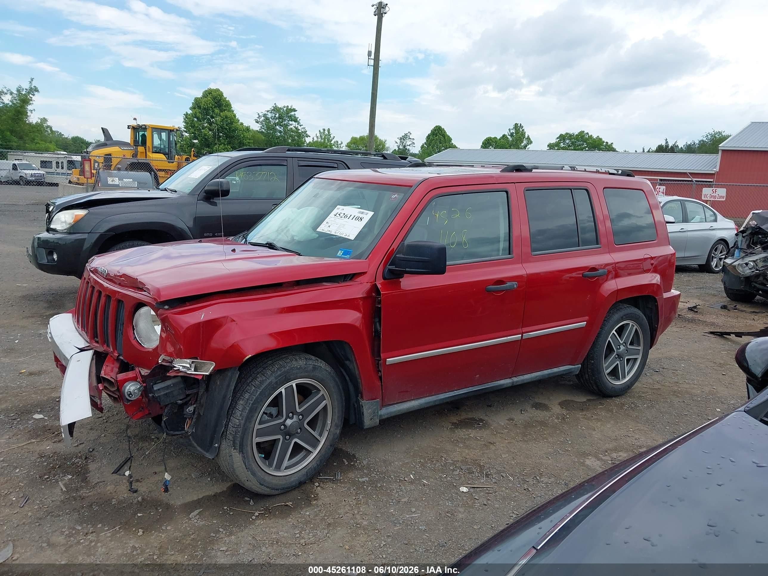 2009 Jeep Patriot Limited Red vin: 1J4FF48BX9D201362