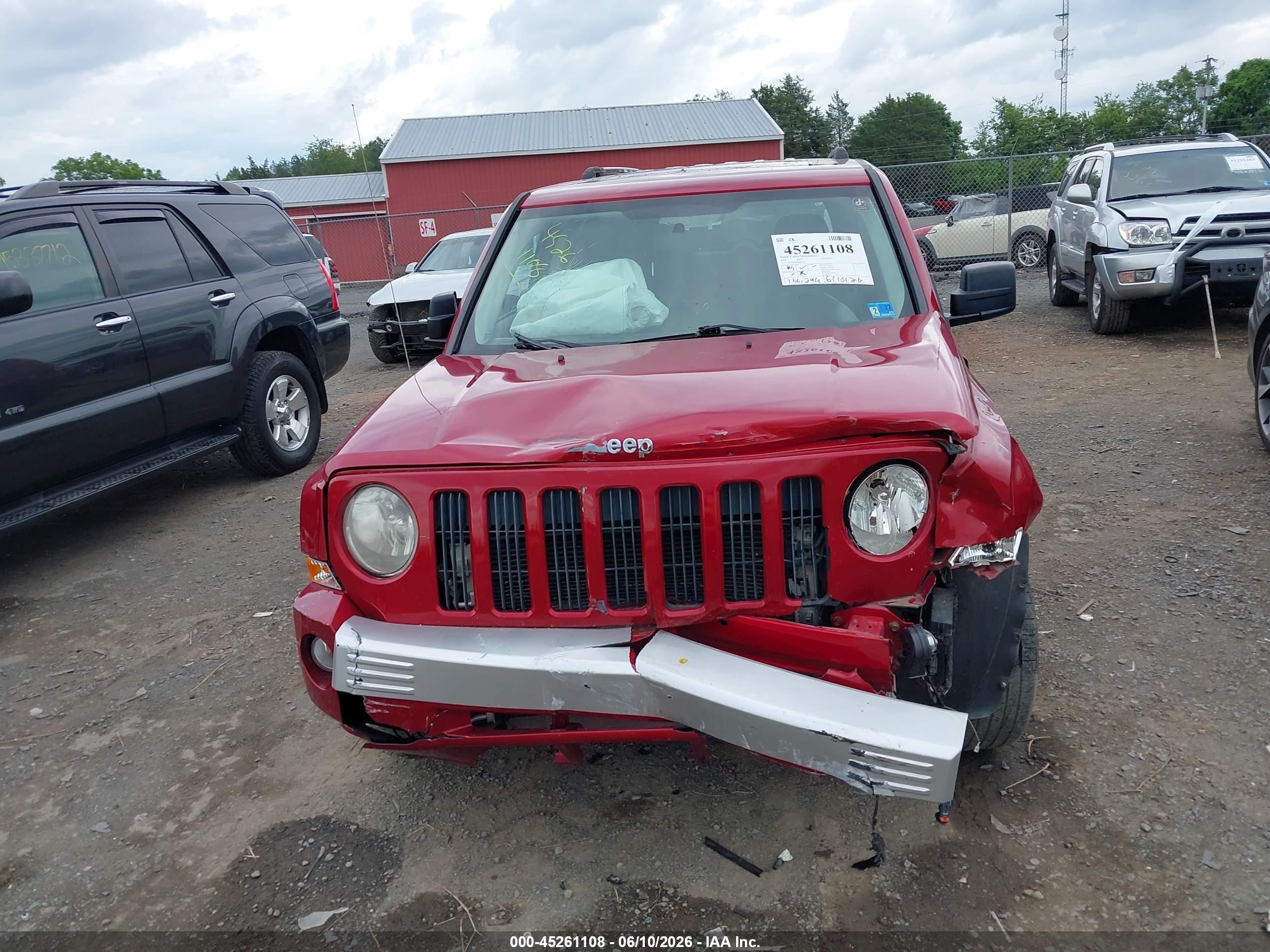 2009 Jeep Patriot Limited Red vin: 1J4FF48BX9D201362