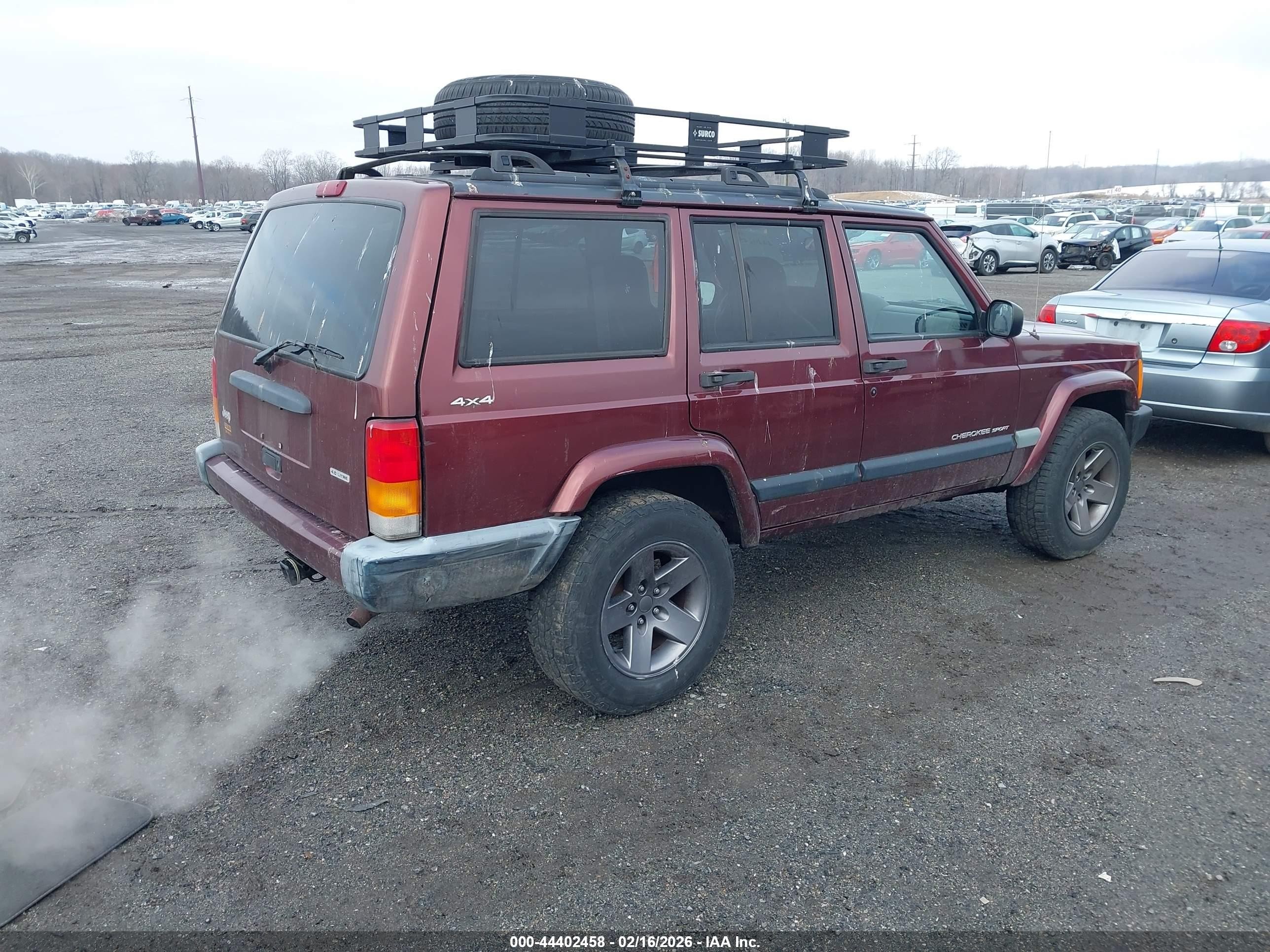 2001 Jeep Cherokee Sport Brown vin: 1J4FF48S01L500823
