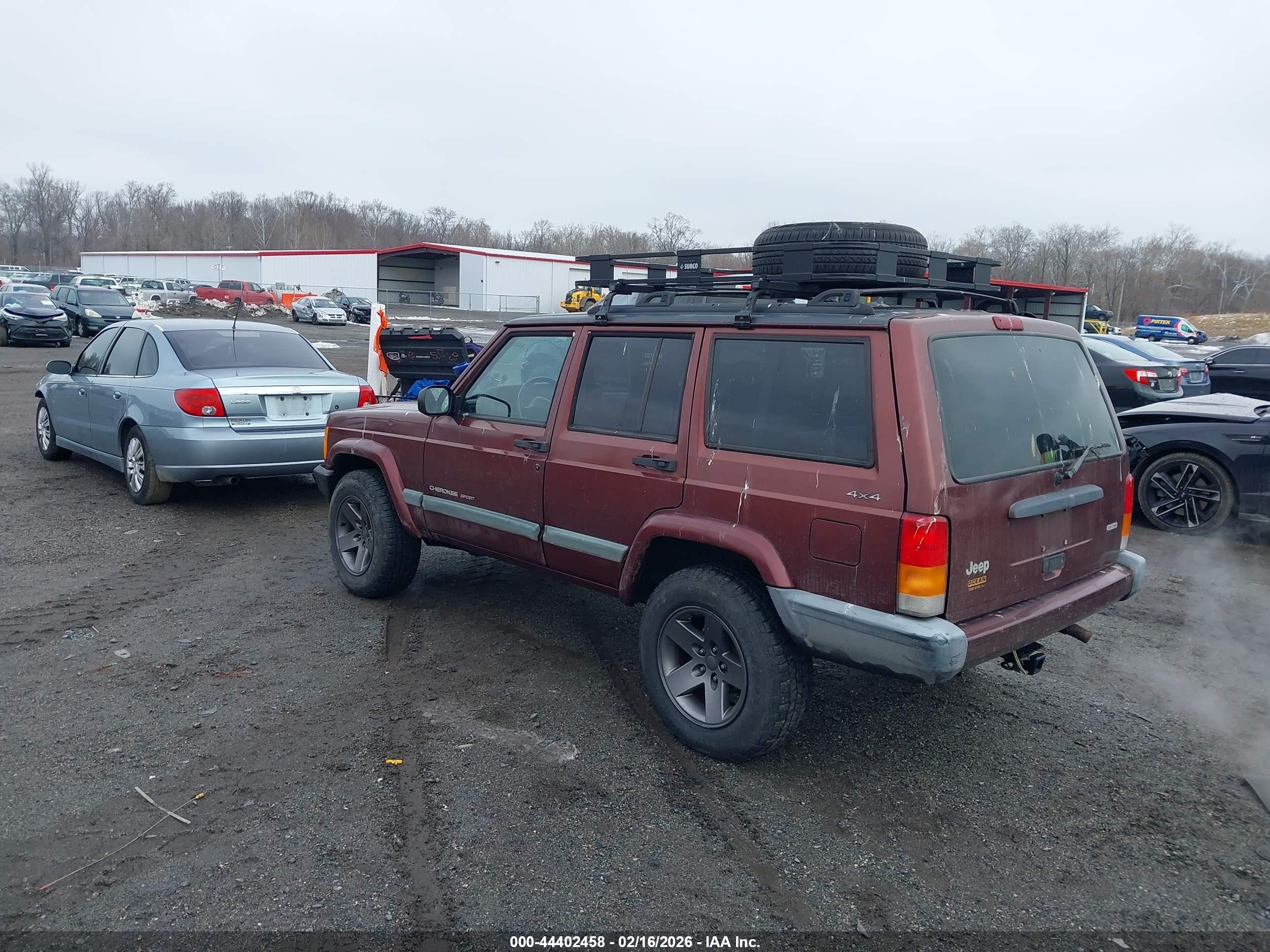 2001 Jeep Cherokee Sport Brown vin: 1J4FF48S01L500823