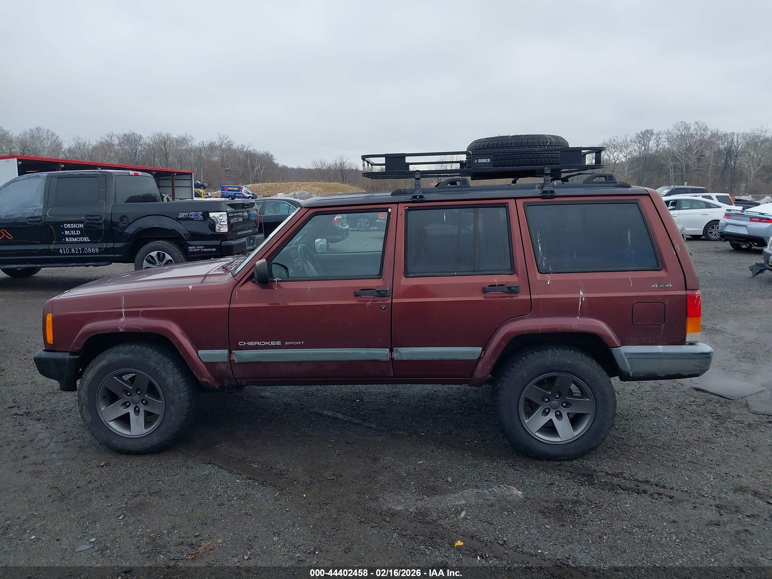 2001 Jeep Cherokee Sport Brown vin: 1J4FF48S01L500823