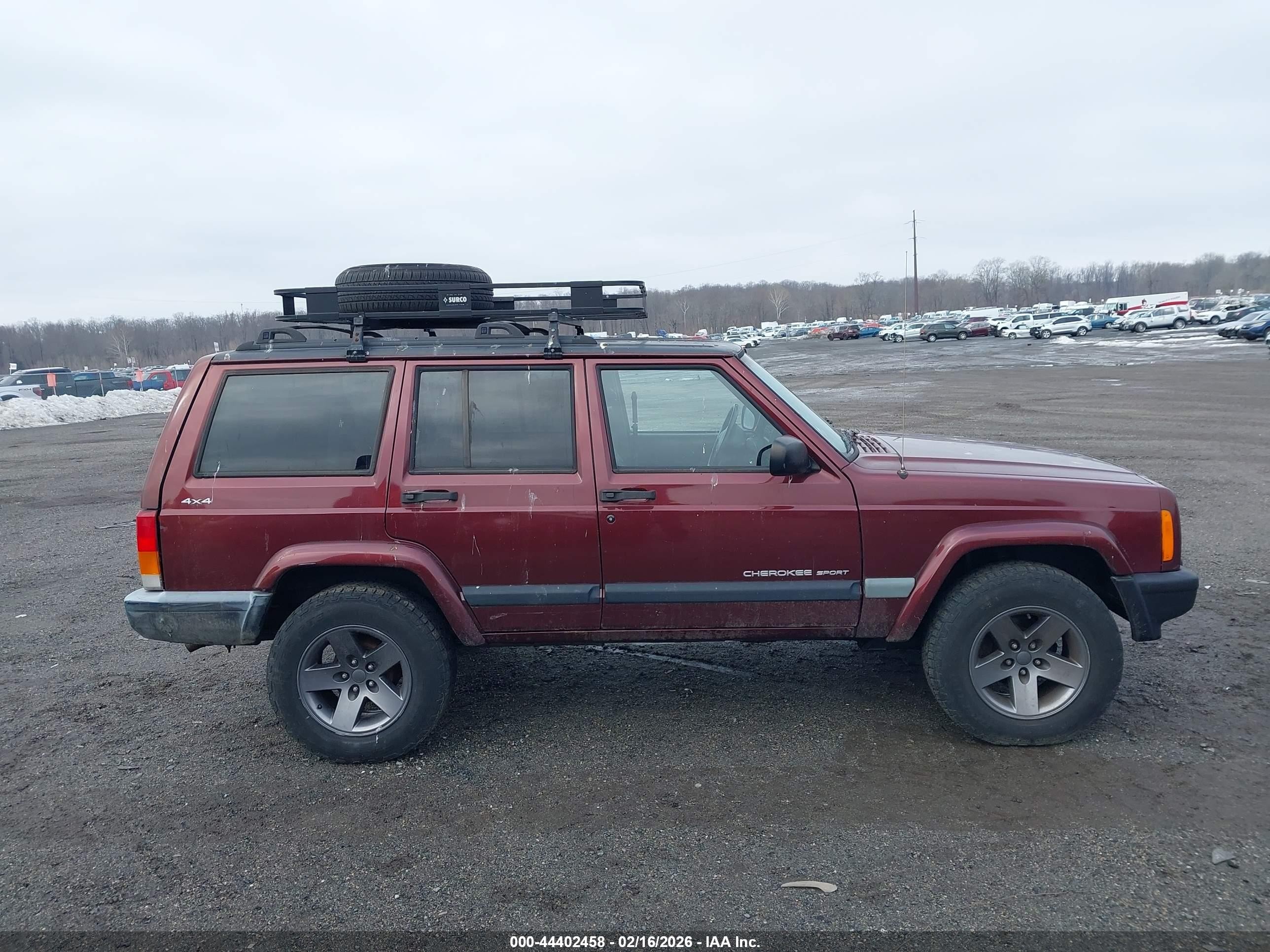 2001 Jeep Cherokee Sport Brown vin: 1J4FF48S01L500823